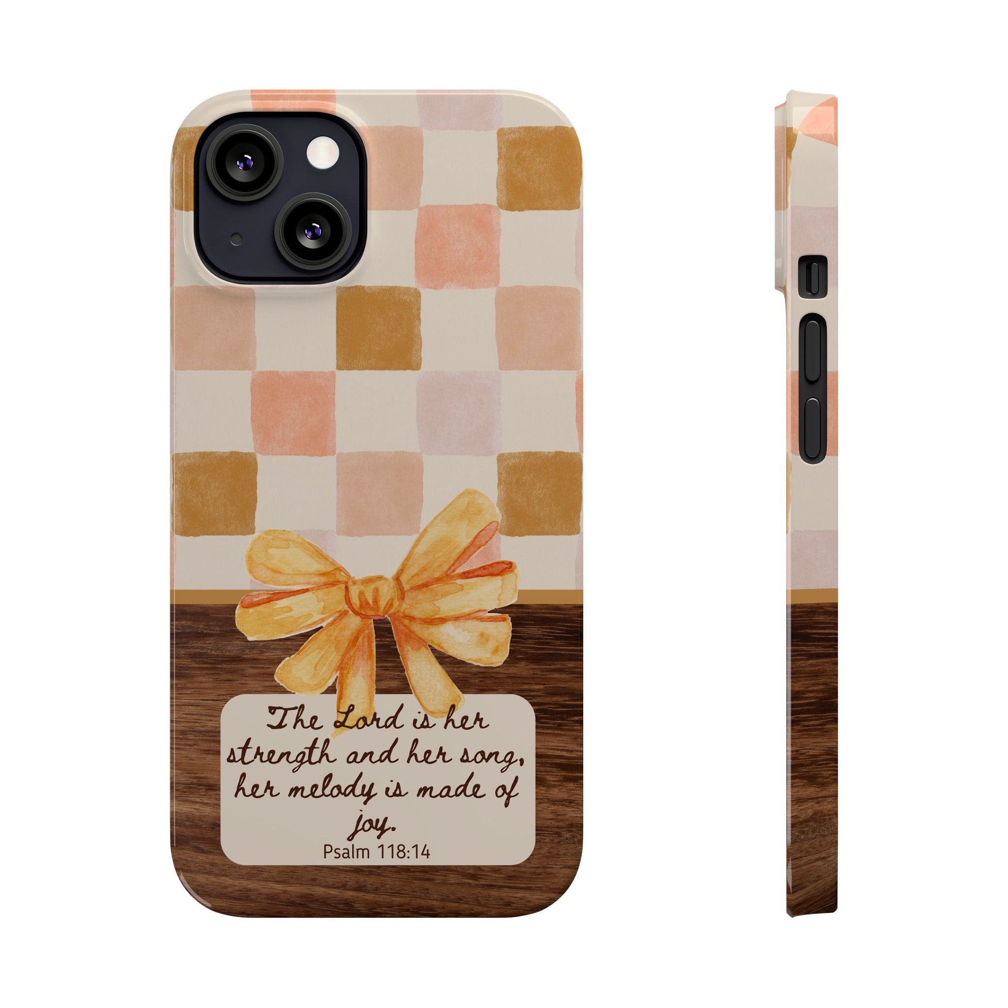 The Lord Is Her Strength iPhone Case