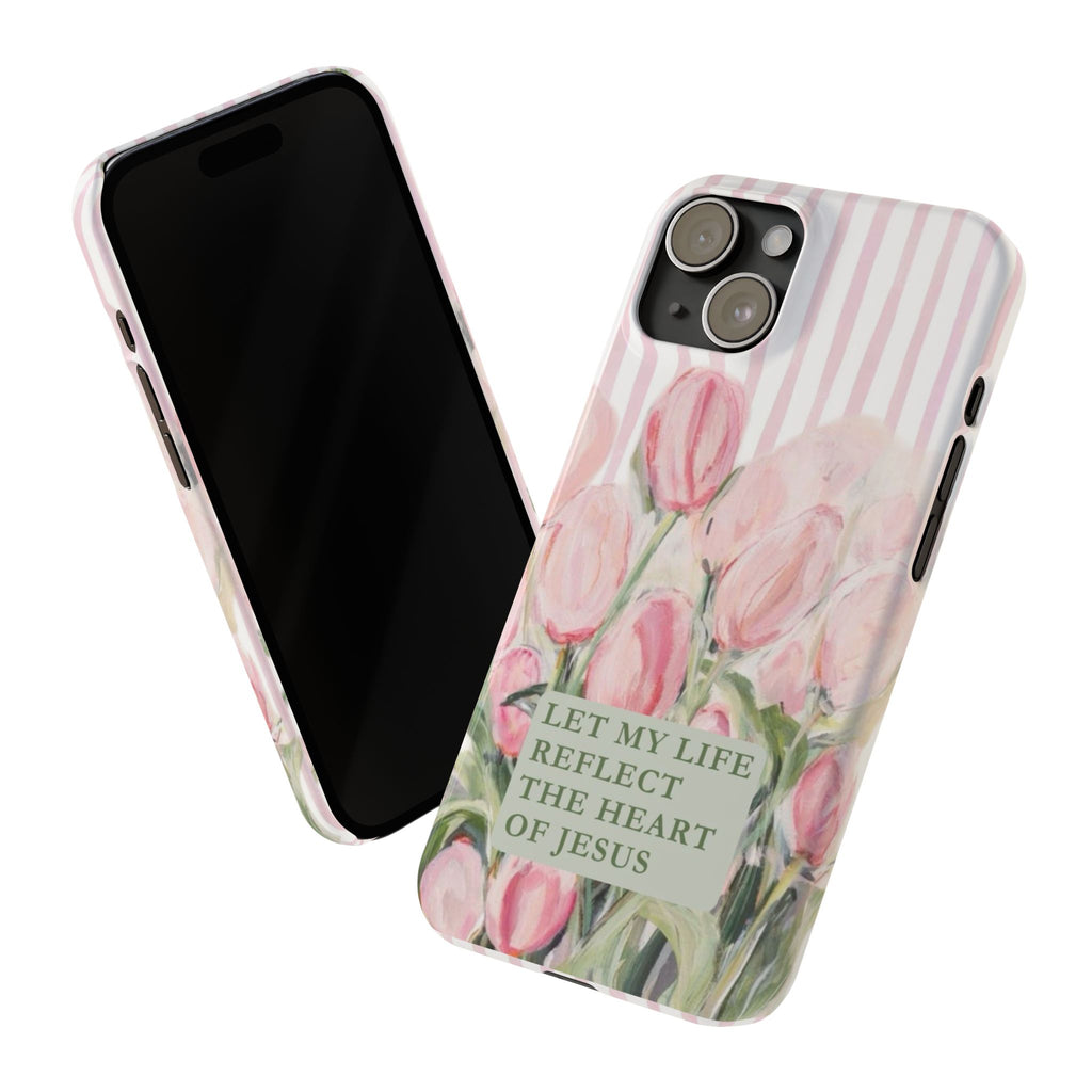 Let My Life Reflect The Heart Of Jesus iPhone Case
