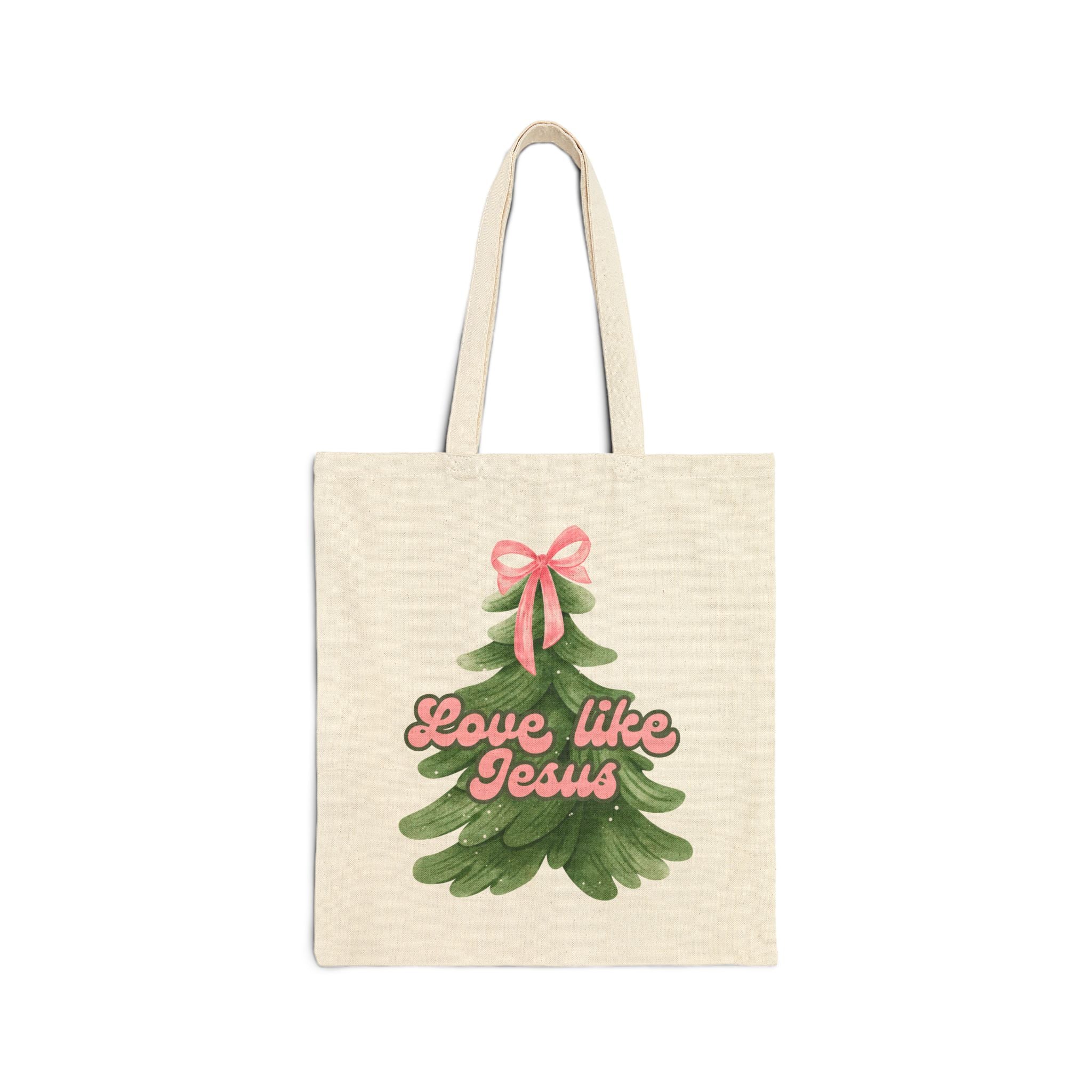 Love Like Jesus Canvas Tote