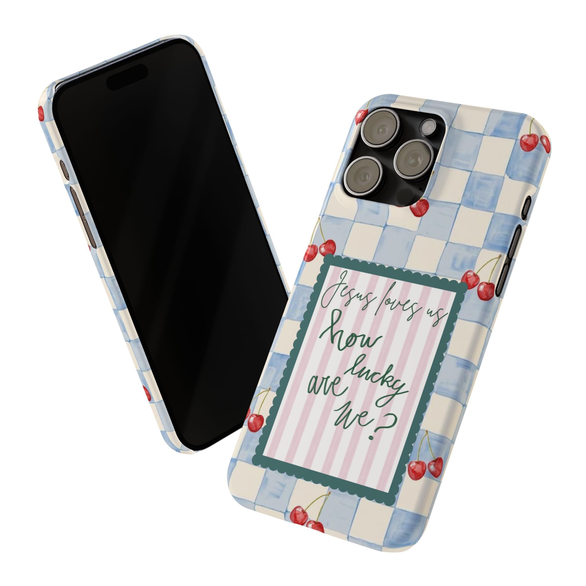 Jesus Loves Us iPhone Case