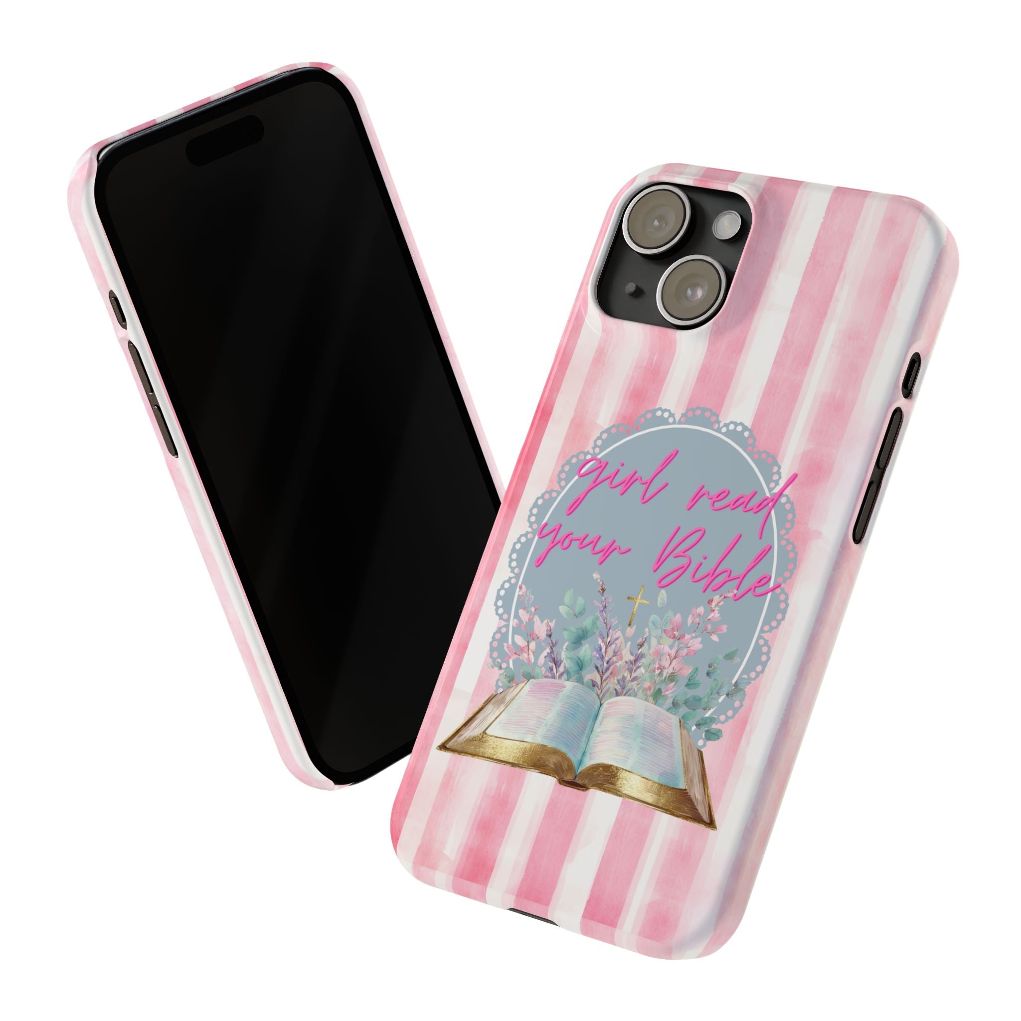 Girl Read Your Bible iPhone Case