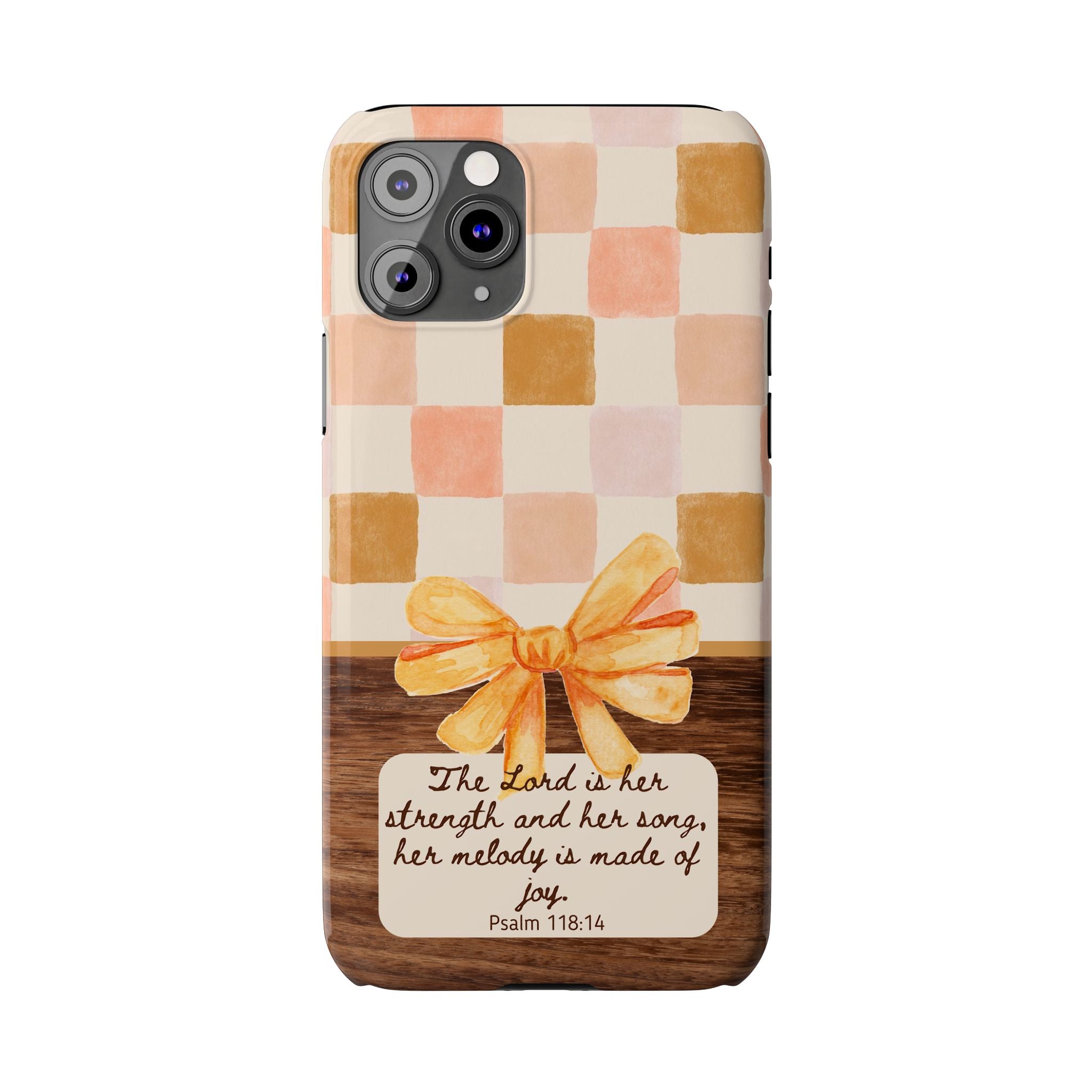 The Lord Is Her Strength iPhone Case