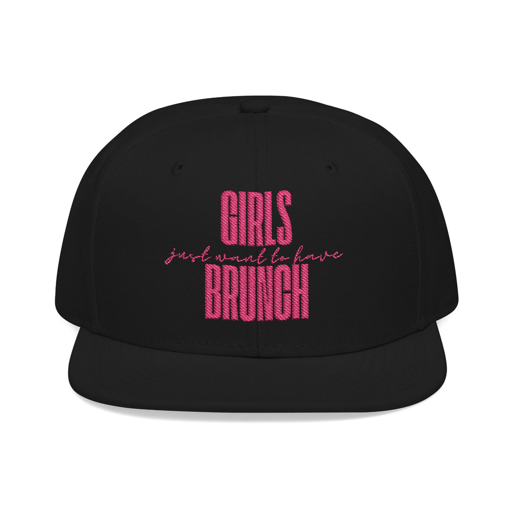 Girls Just Want To Have Brunch Embroidered Hat