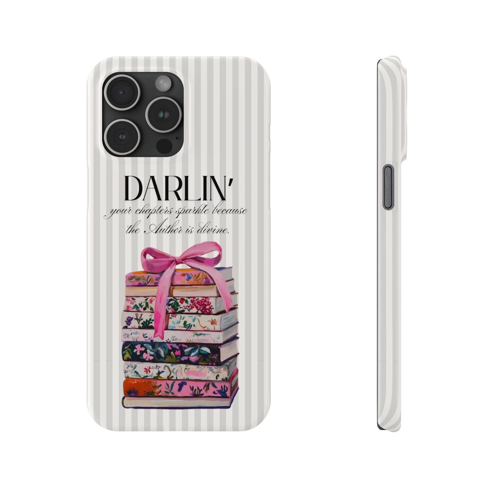 Darlin’ The Author Is Devine iPhone Case