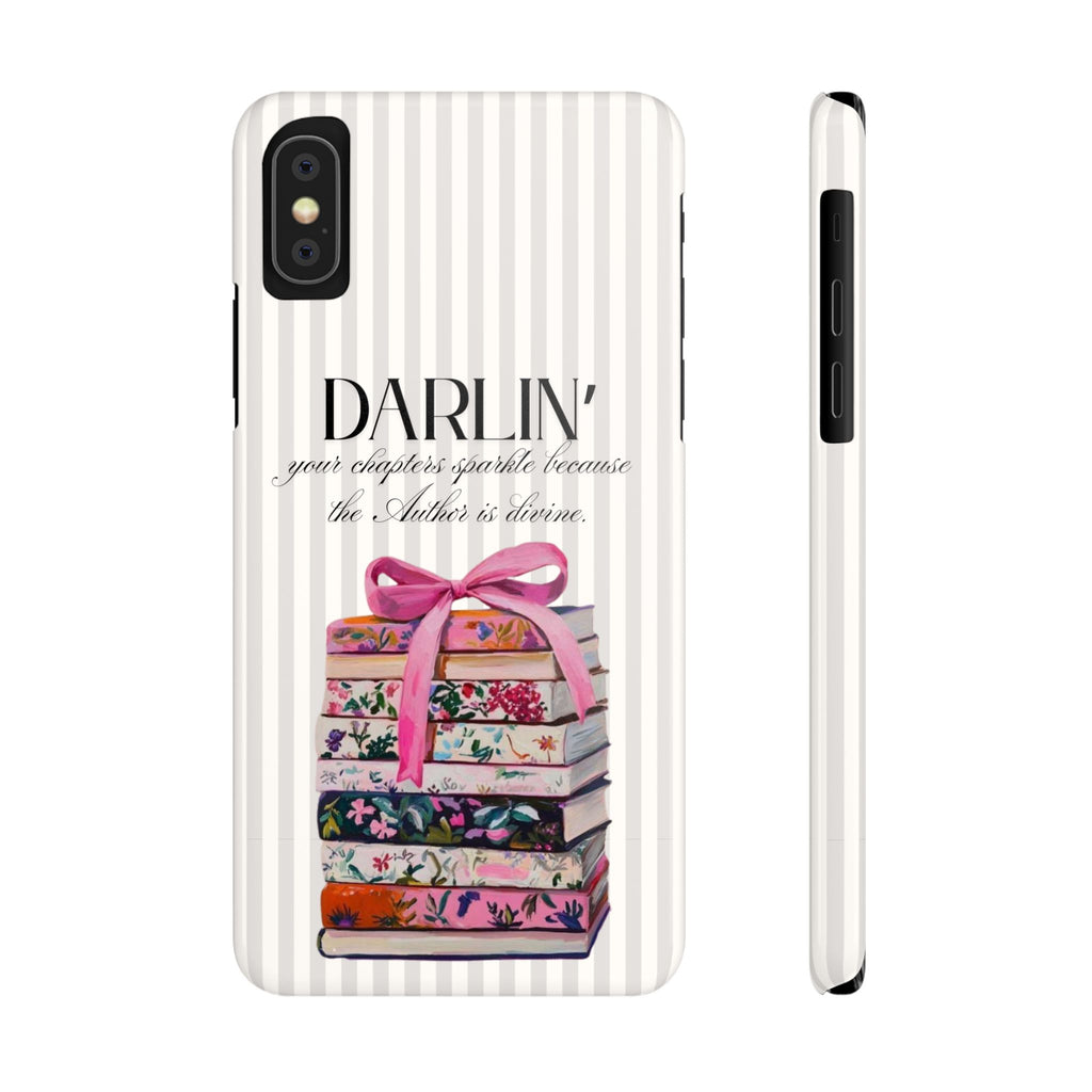 Darlin’ The Author Is Devine iPhone Case