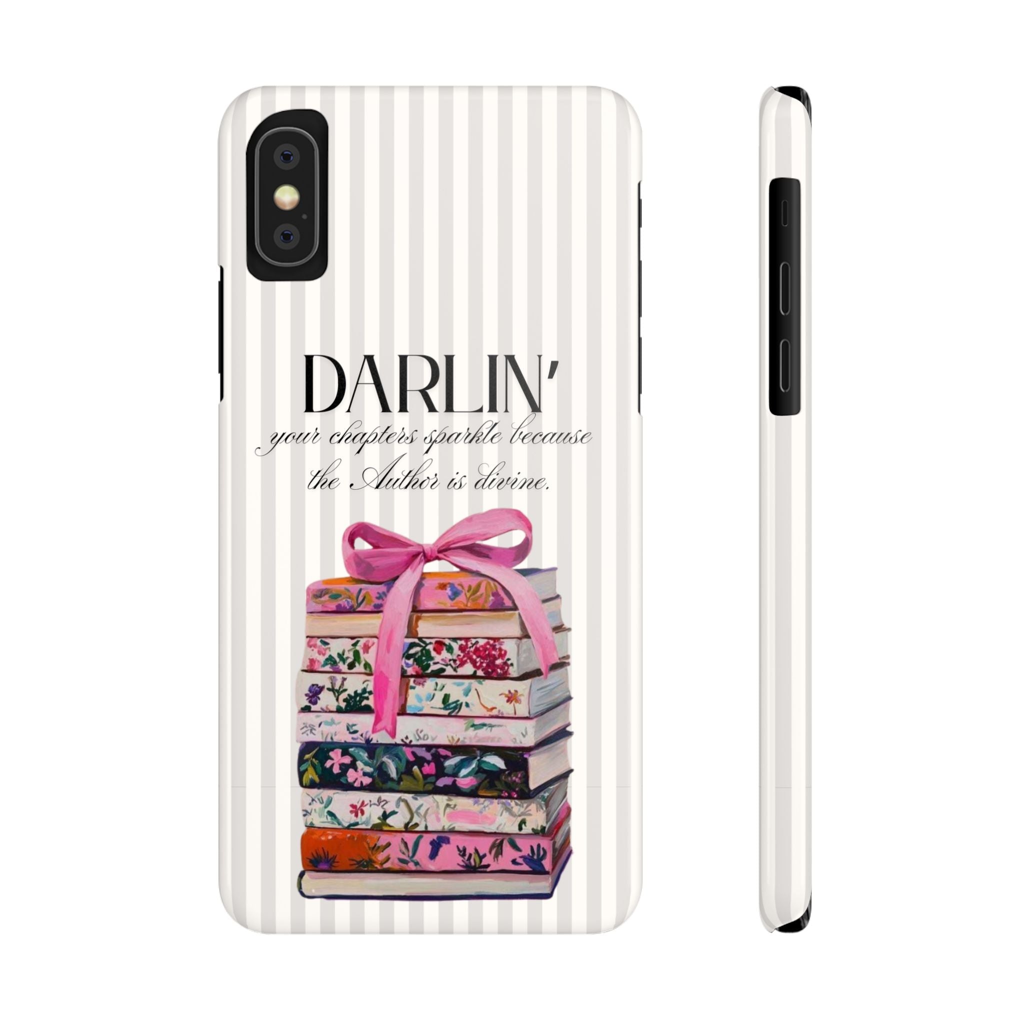 Darlin’ The Author Is Devine iPhone Case