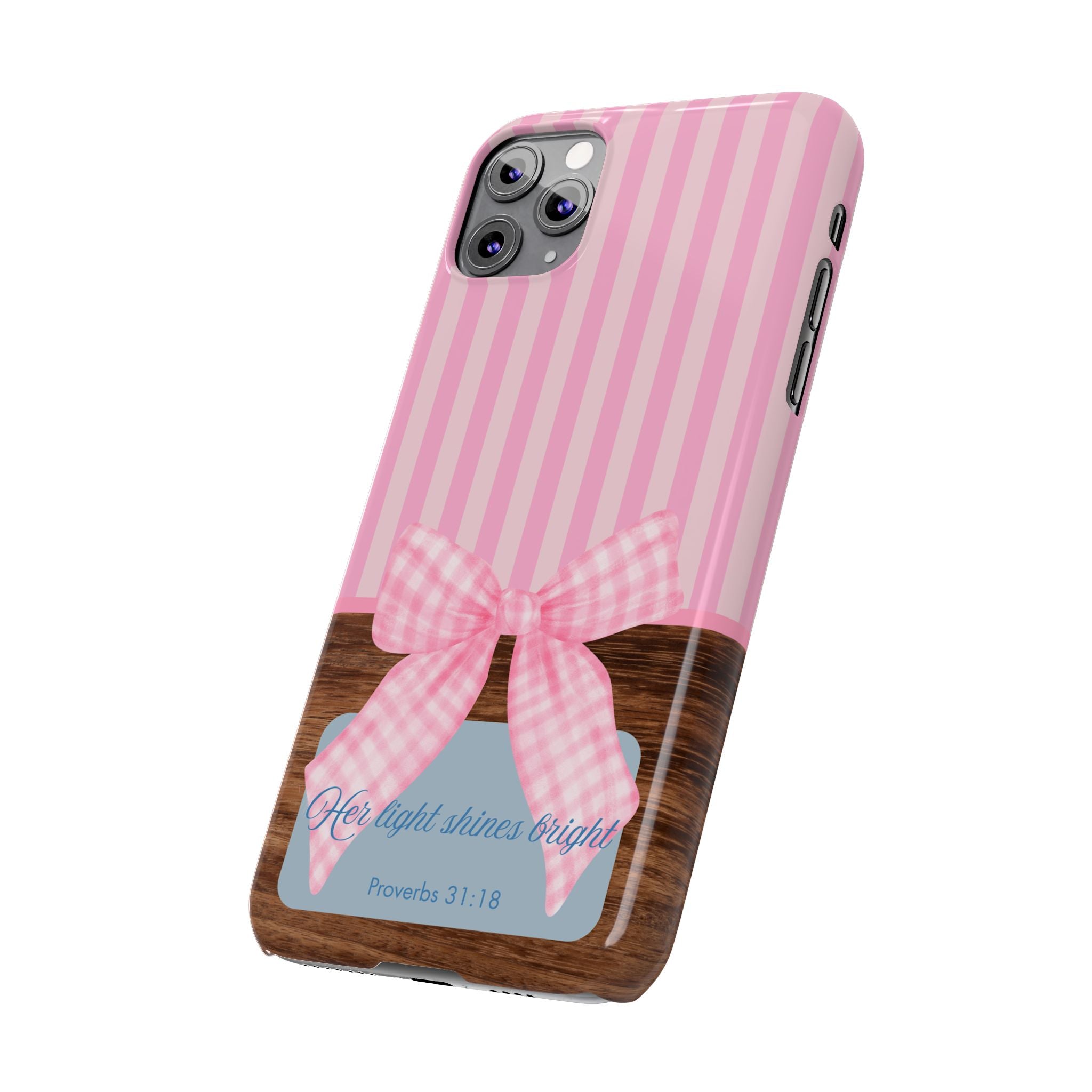 Her Light Shines Bright iPhone Case