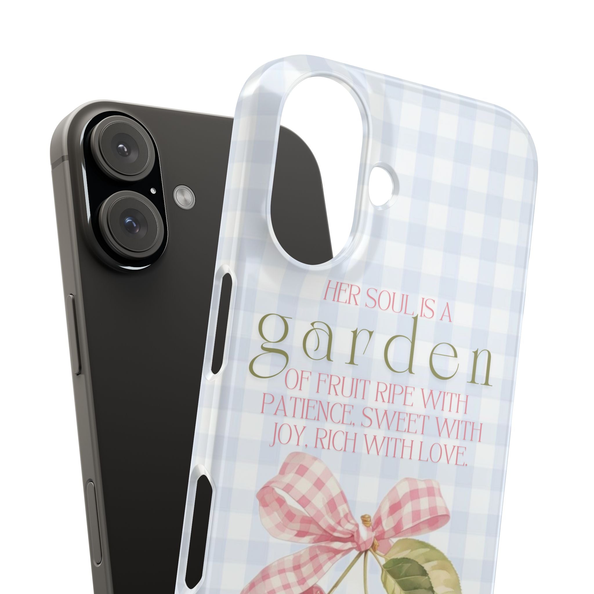 Her Soul Is A Garden iPhone Case
