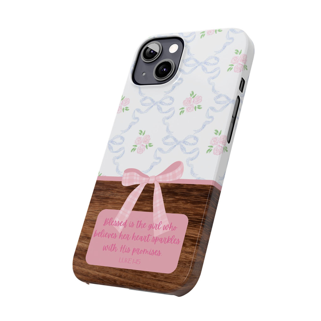 Blessed Is The Girl iPhone Case