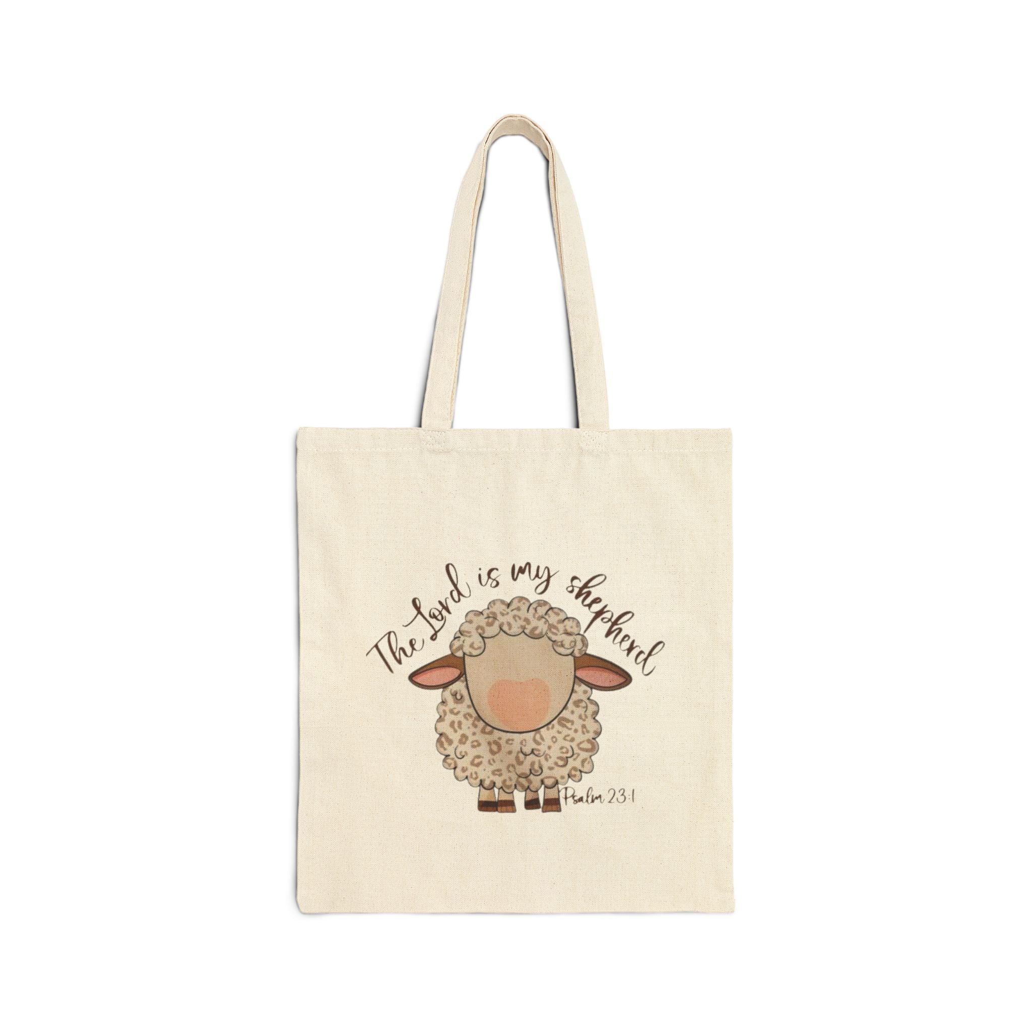 The Lord is My Shepherd Canvas Tote