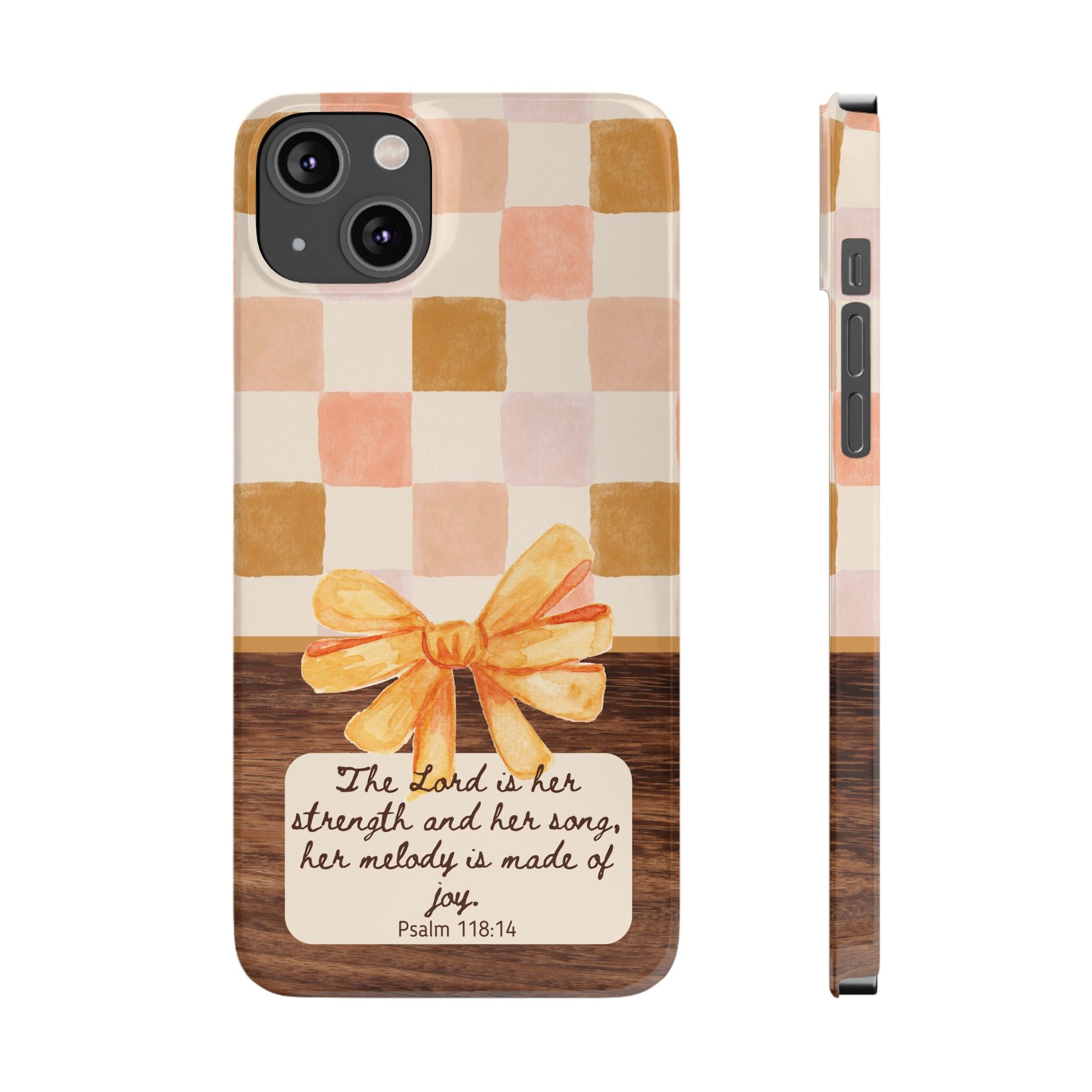 The Lord Is Her Strength iPhone Case