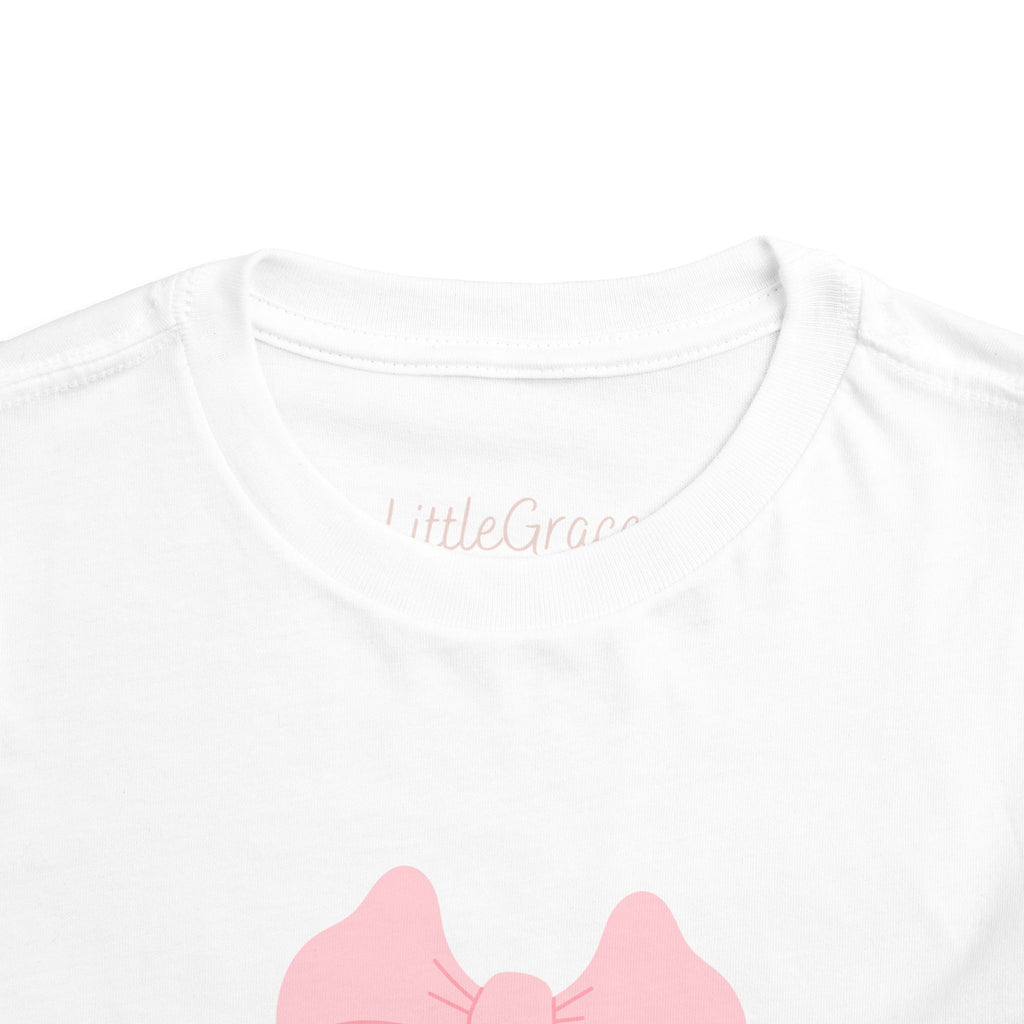 Trouble Never Looked So Cute (front and back) Toddler Tee