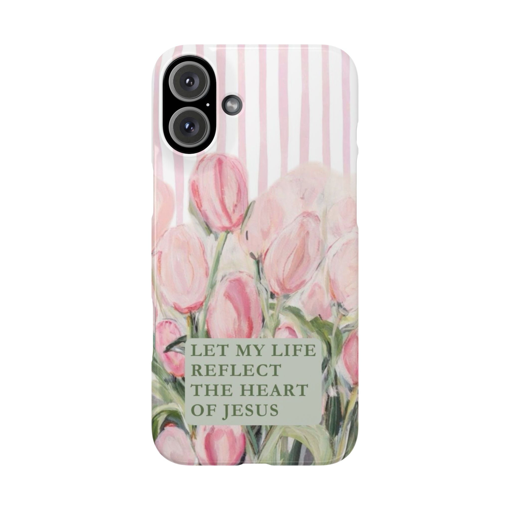 Let My Life Reflect The Heart Of Jesus iPhone Case