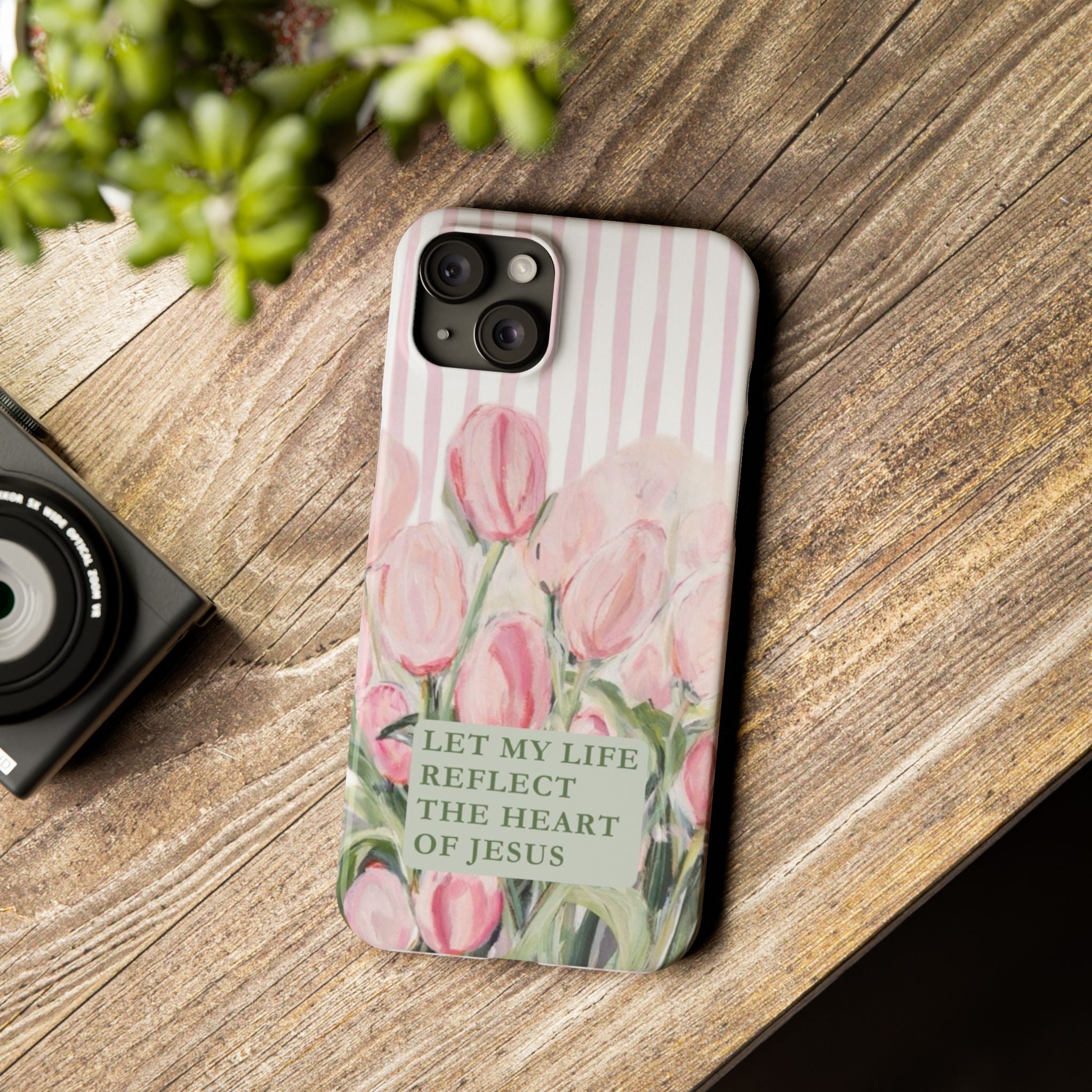 Let My Life Reflect The Heart Of Jesus iPhone Case