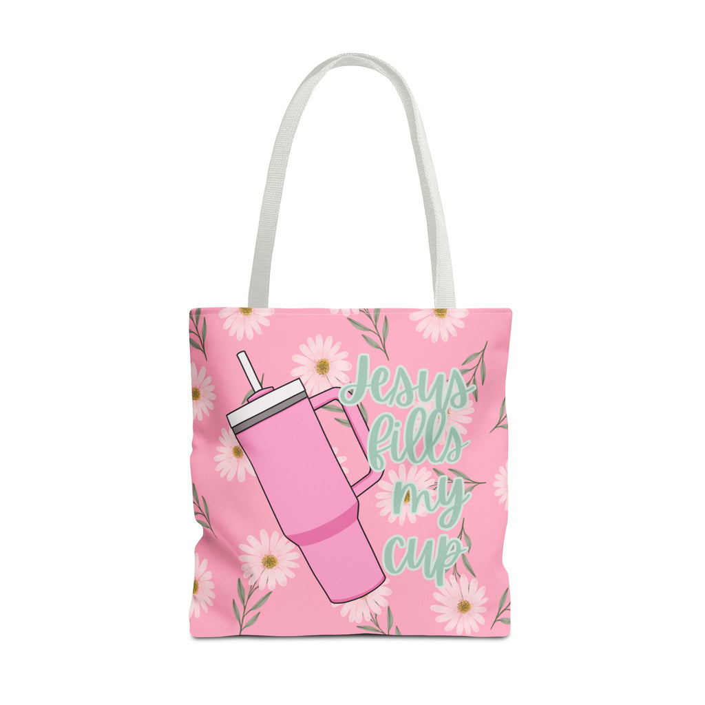 Jesus Fills My Cup Tote Bag