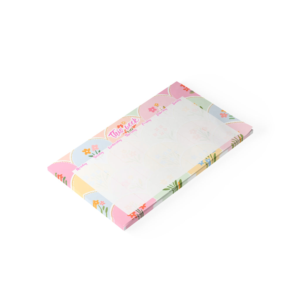 Flower Arch Weekly Planner 10x6 Post-it Note Pad