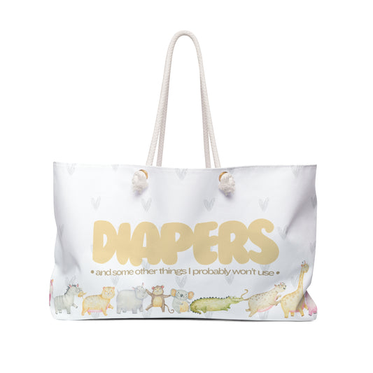 Diaper Bag Weekender Bag