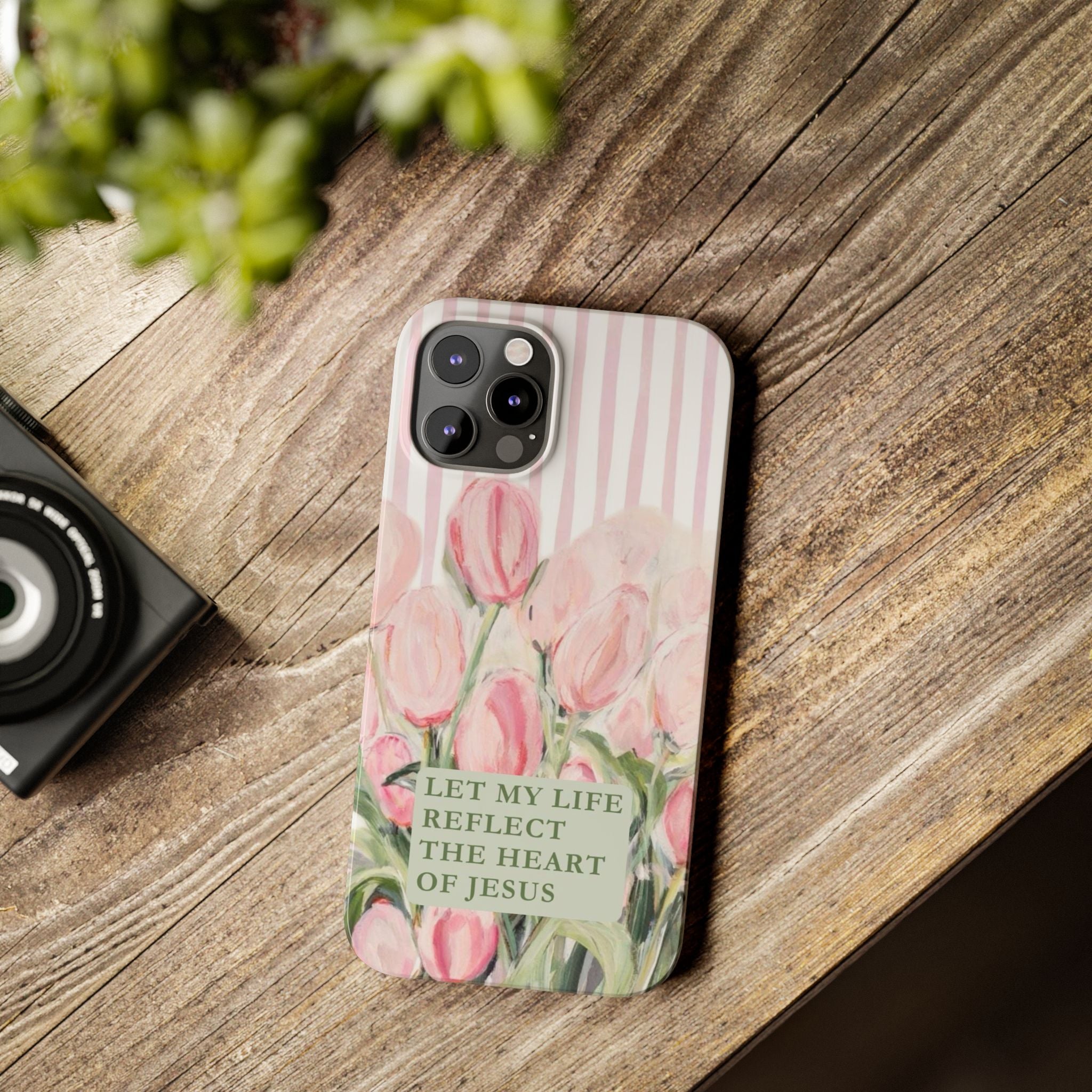 Let My Life Reflect The Heart Of Jesus iPhone Case