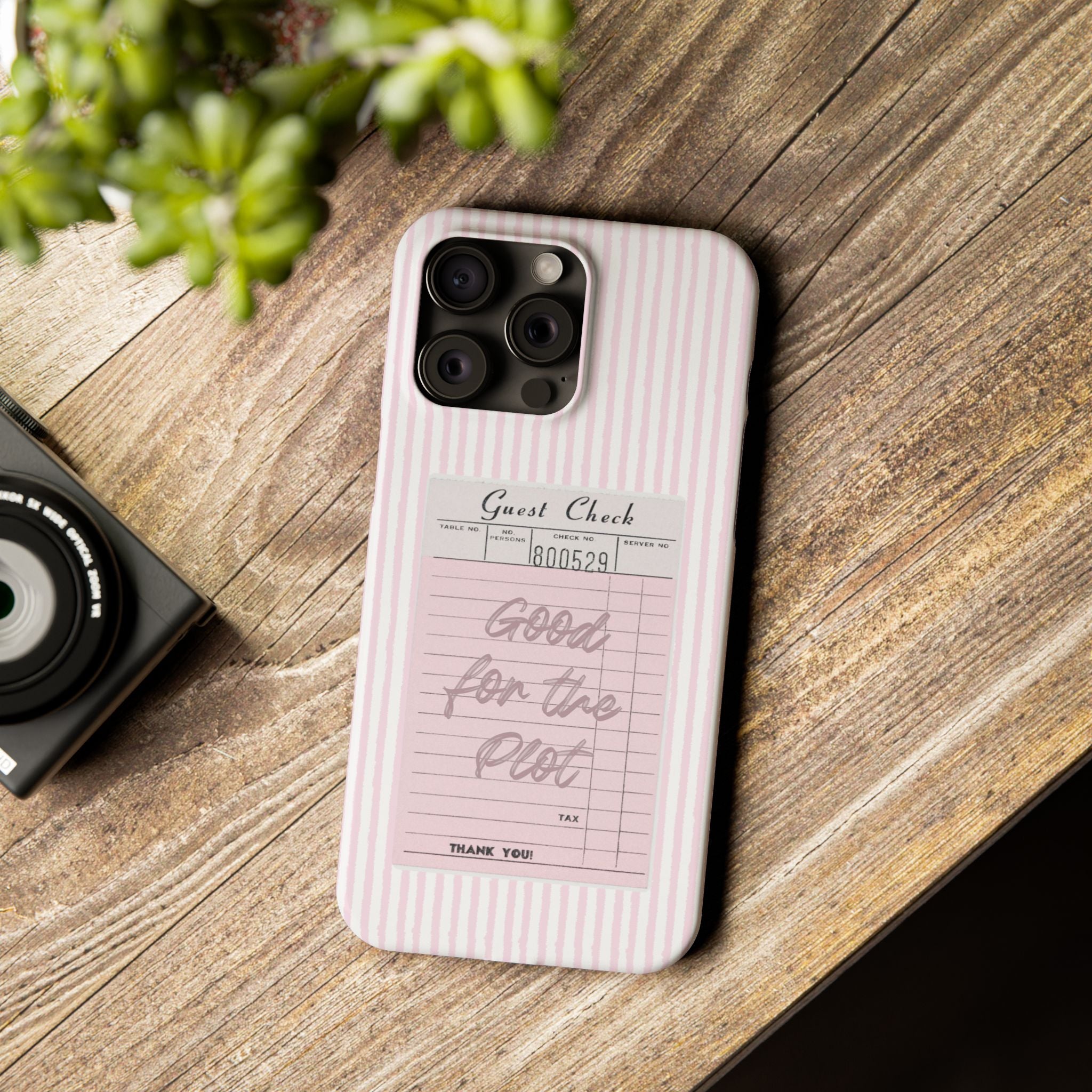 Good For The Plot iPhone Case
