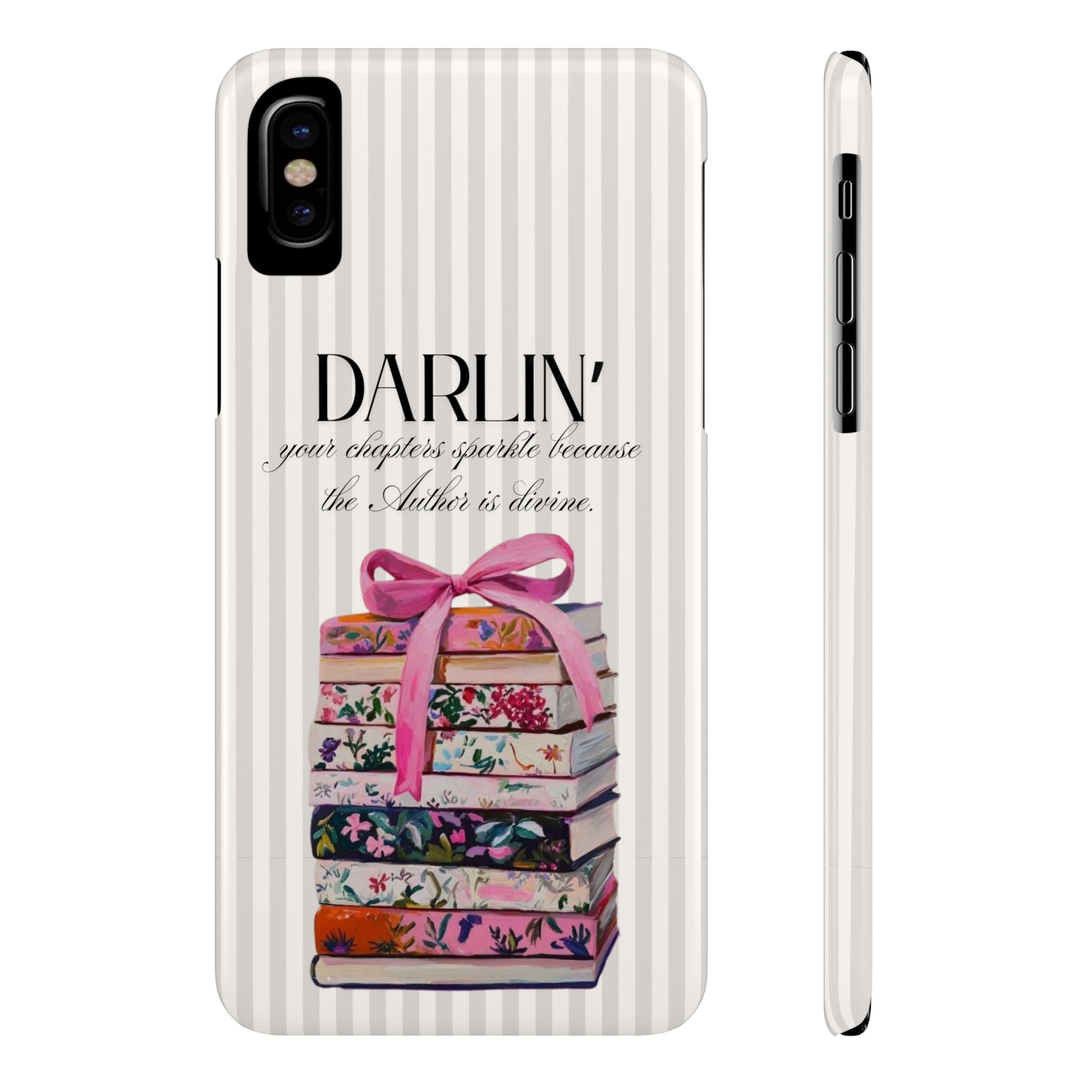 Darlin’ The Author Is Devine iPhone Case