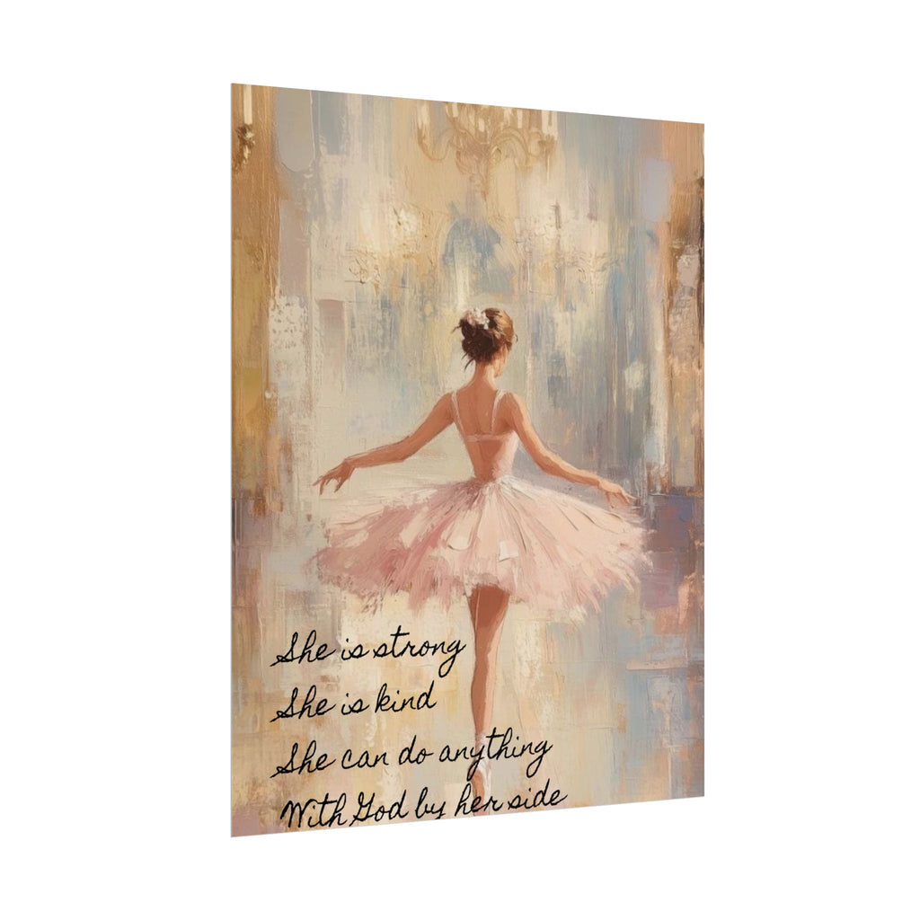 She Is Strong Unframed Poster