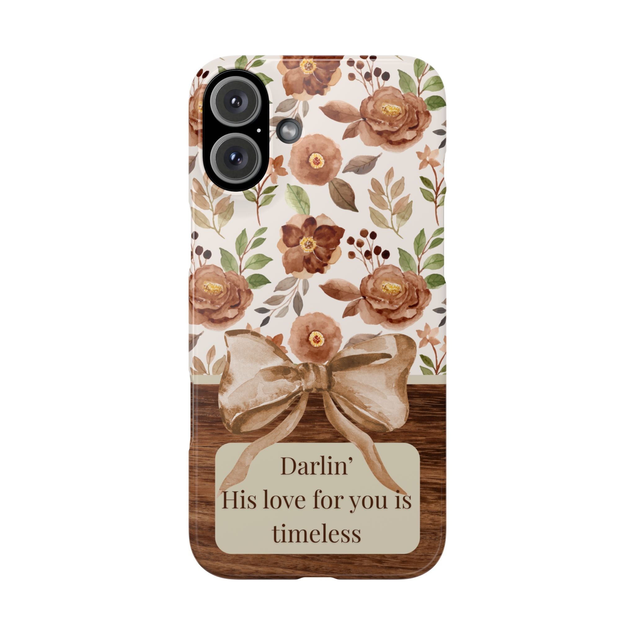 Darlin His Love For You Is Timeless iPhone Case