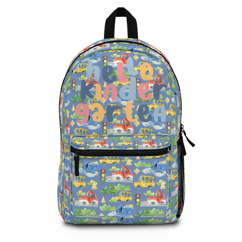 Hello Kindergarten Car Backpack