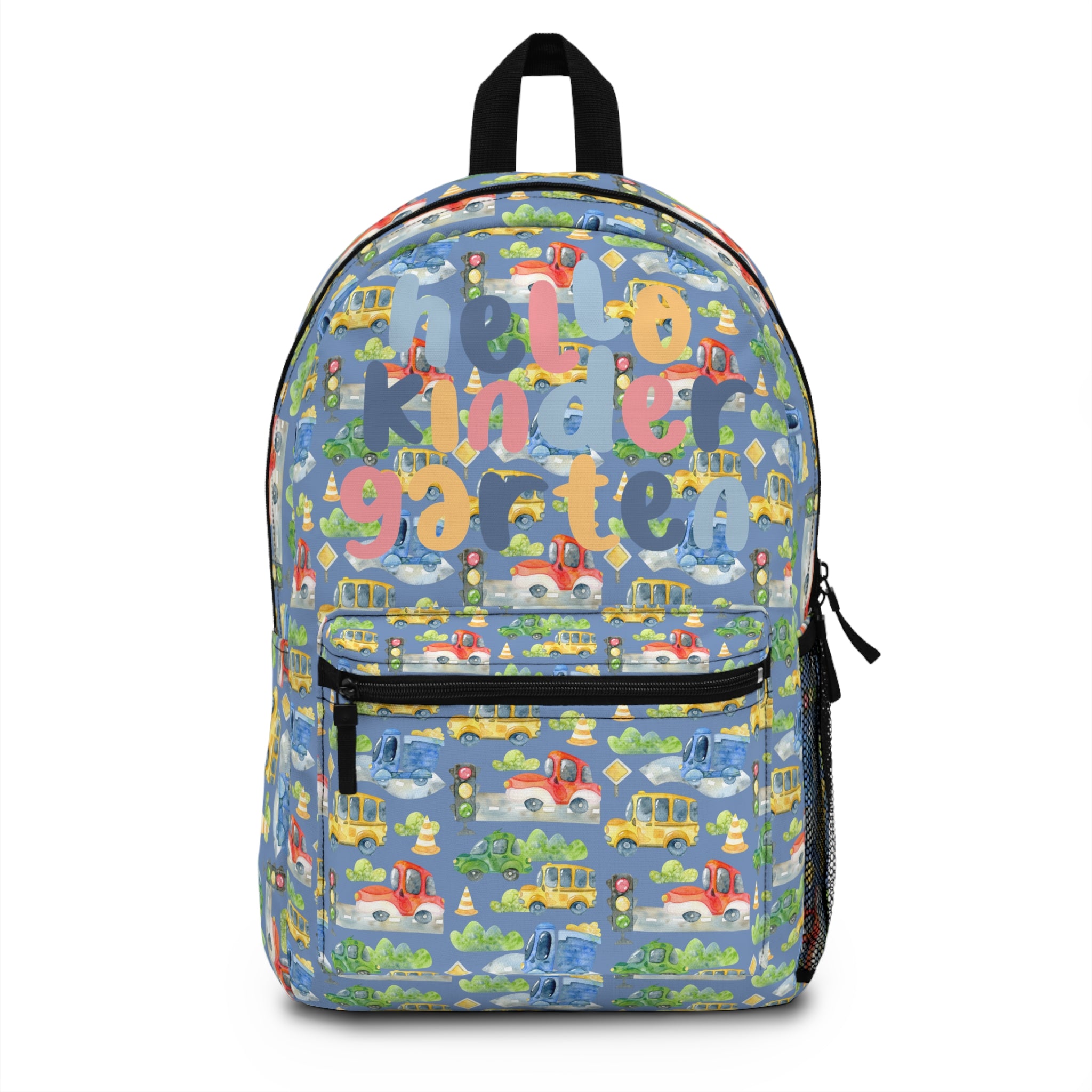 Hello Kindergarten Car Backpack