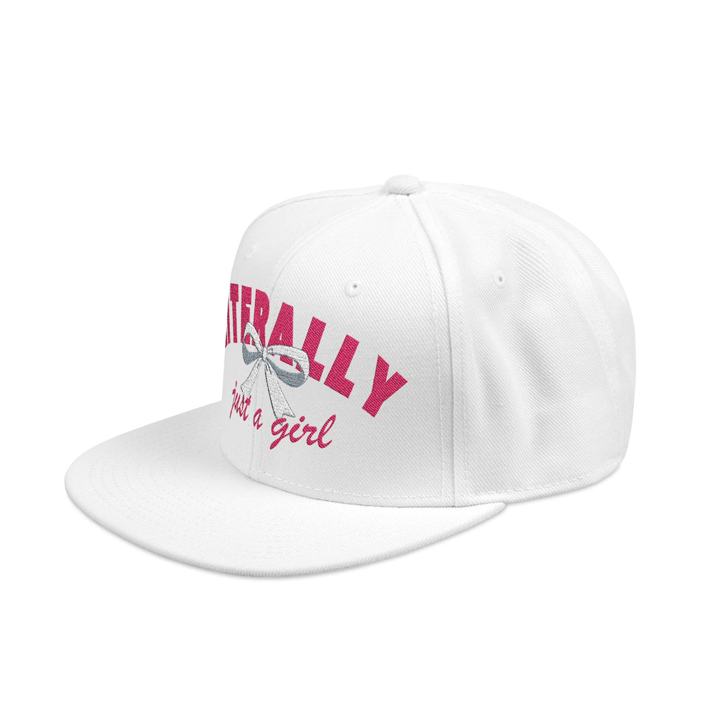 Literally Just A Girl Embroidered Hat