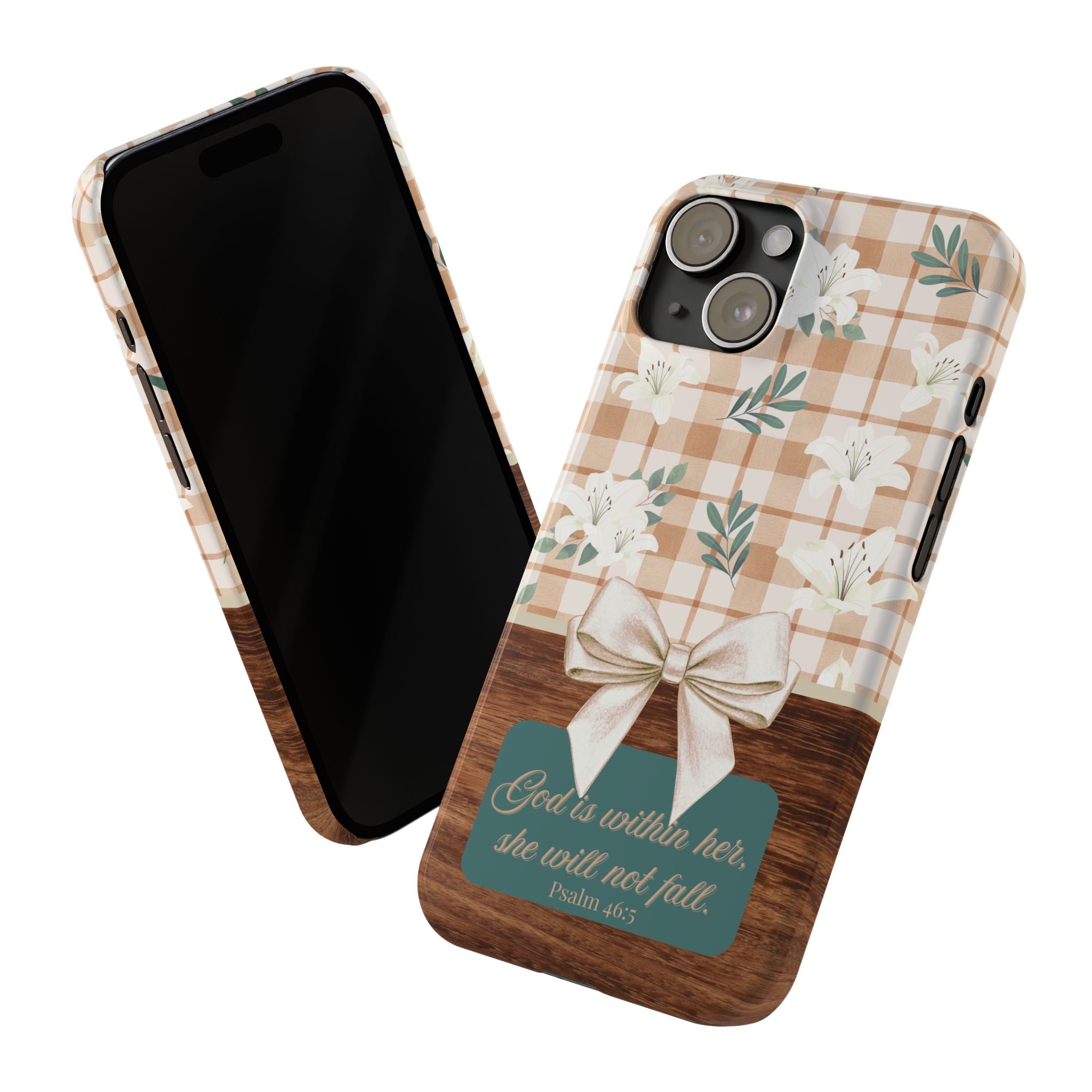 God Is Within Her She Will Not Fall iPhone Case