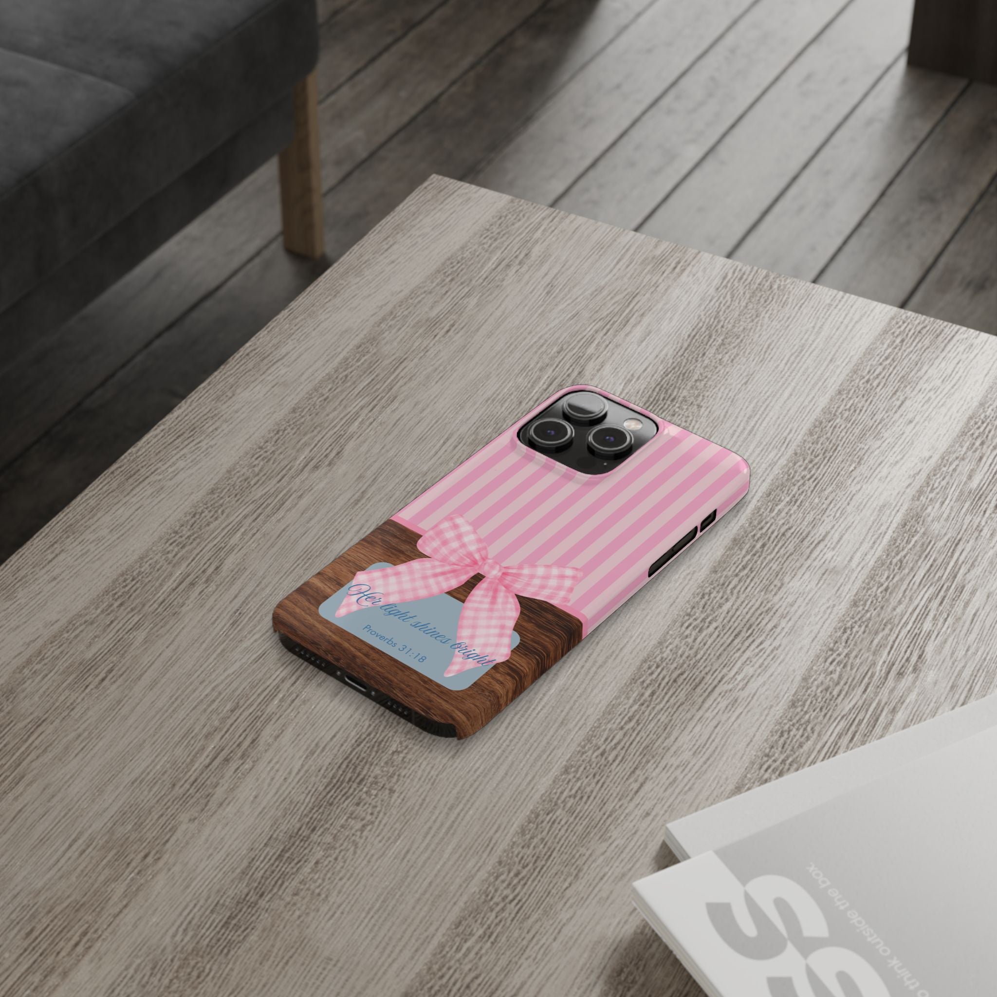 Her Light Shines Bright iPhone Case