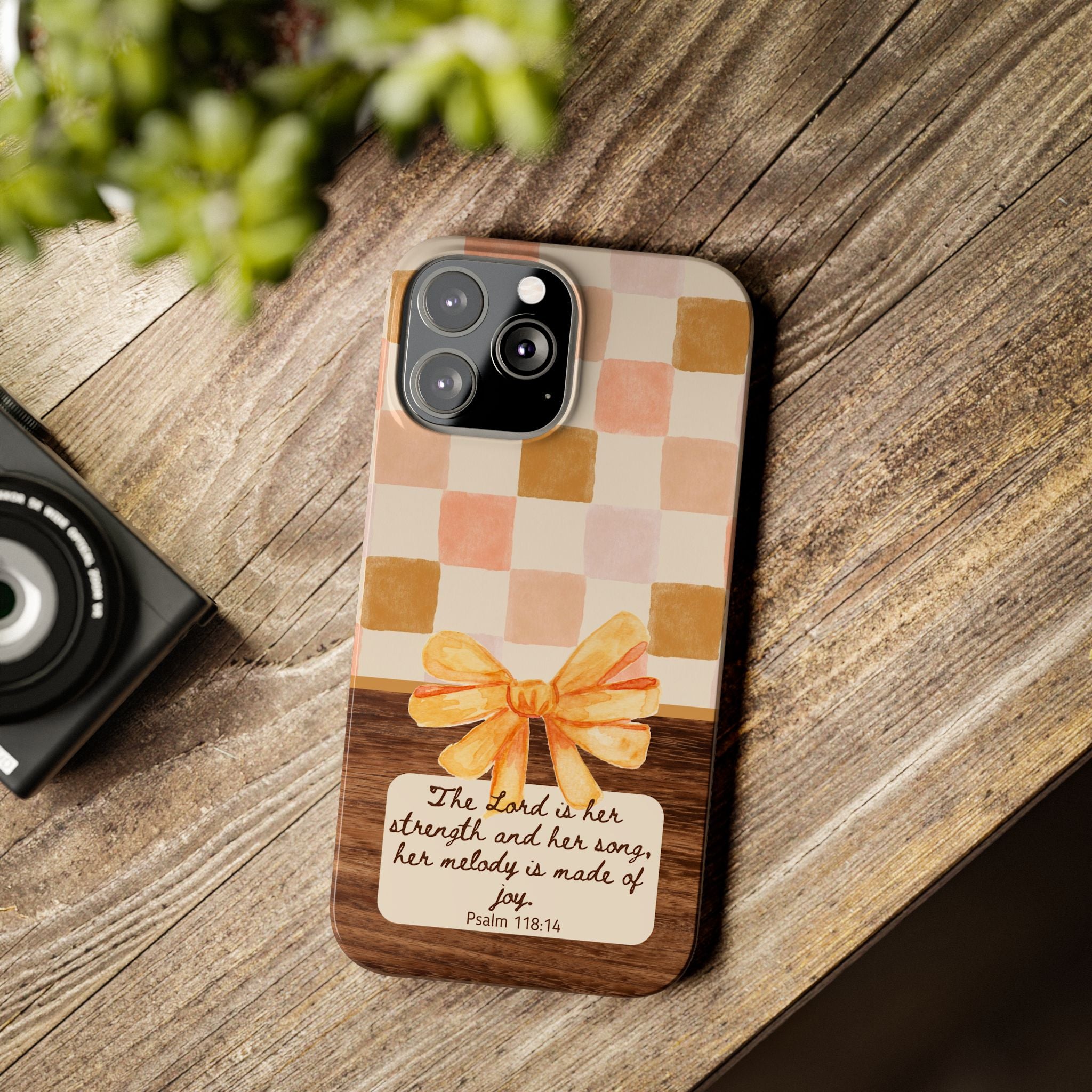 The Lord Is Her Strength iPhone Case