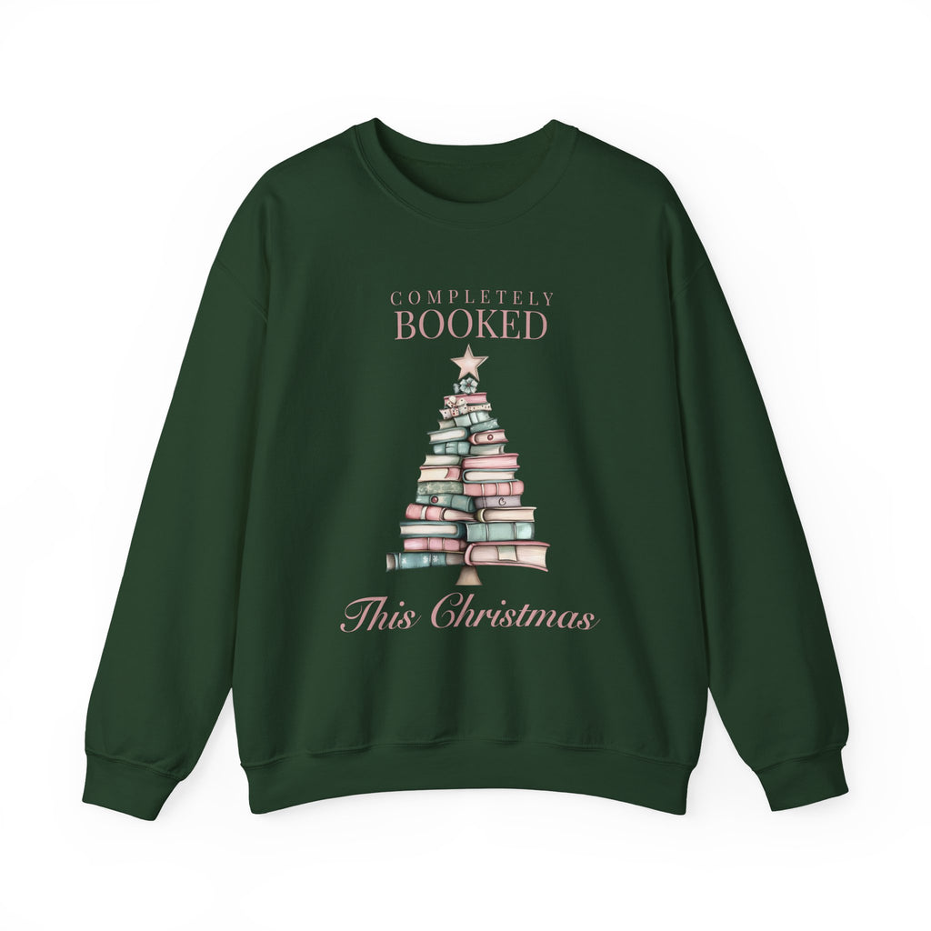 Completely Booked This Christmas Cozy Sweatshirt