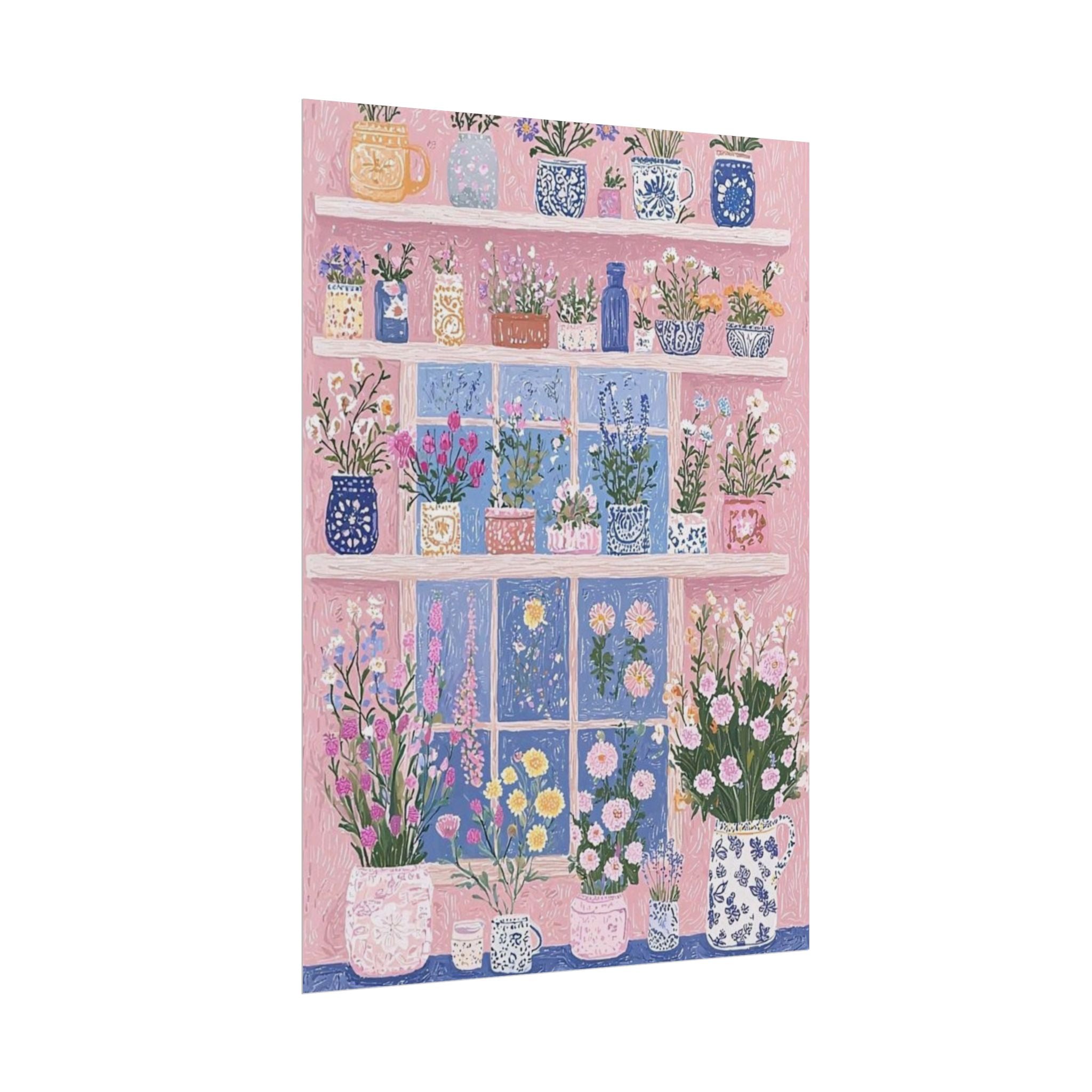 Flower Shelf Unframed Poster