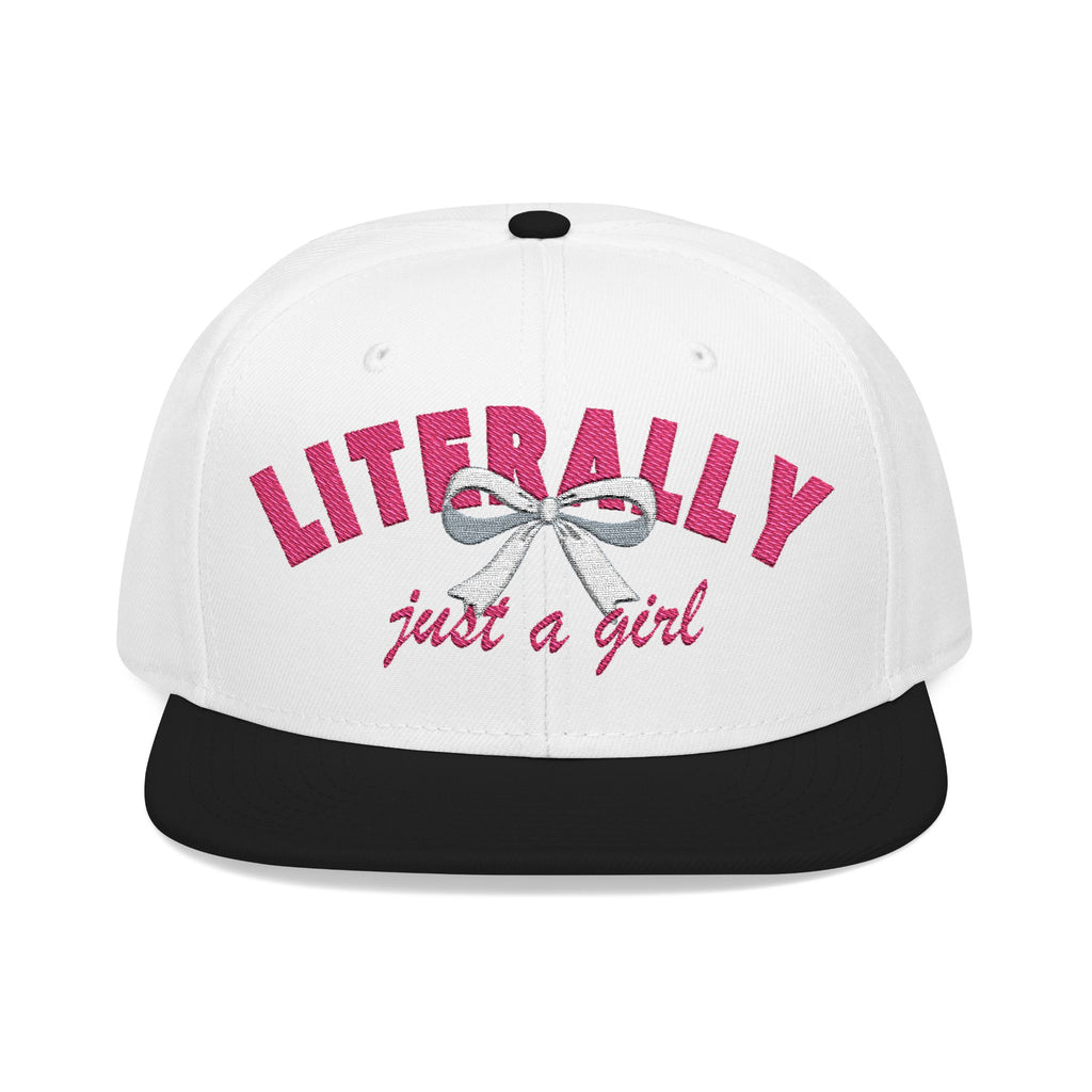 Literally Just A Girl Embroidered Hat