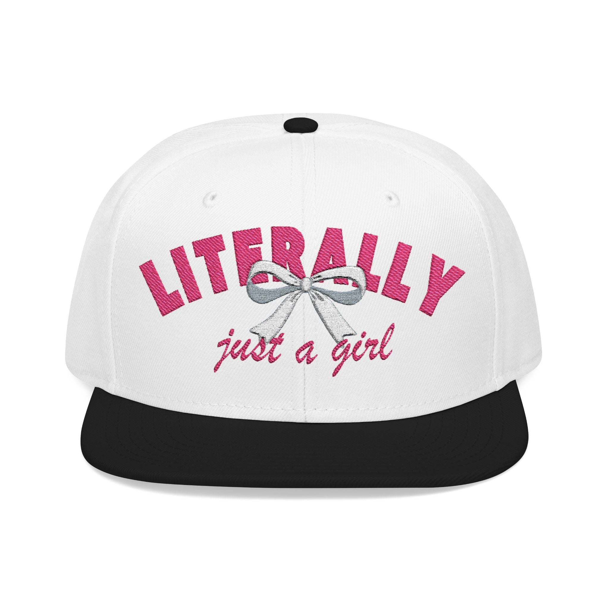 Literally Just A Girl Embroidered Hat