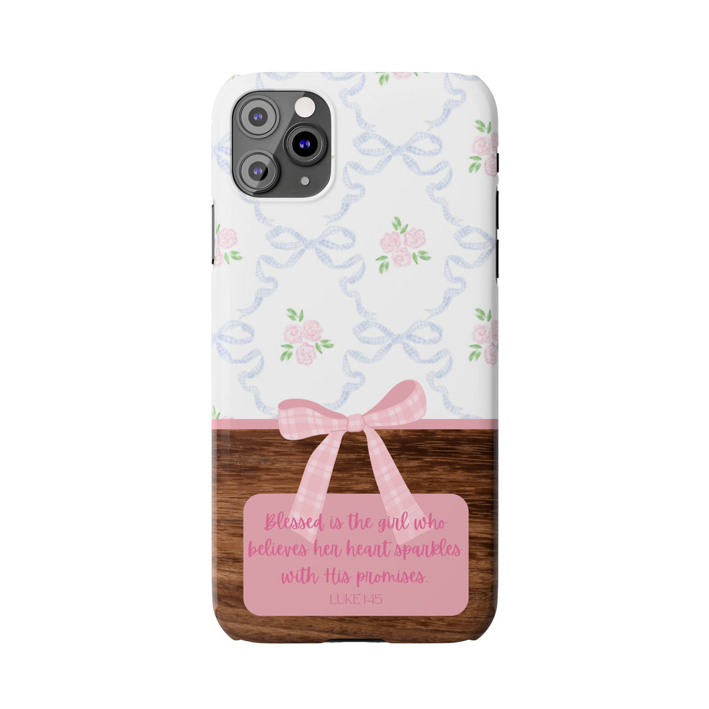 Blessed Is The Girl iPhone Case
