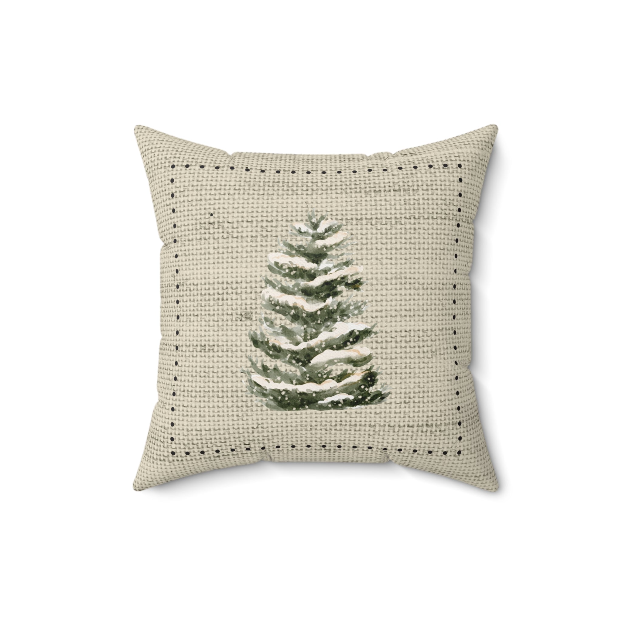 Snowy Spruce Pillow