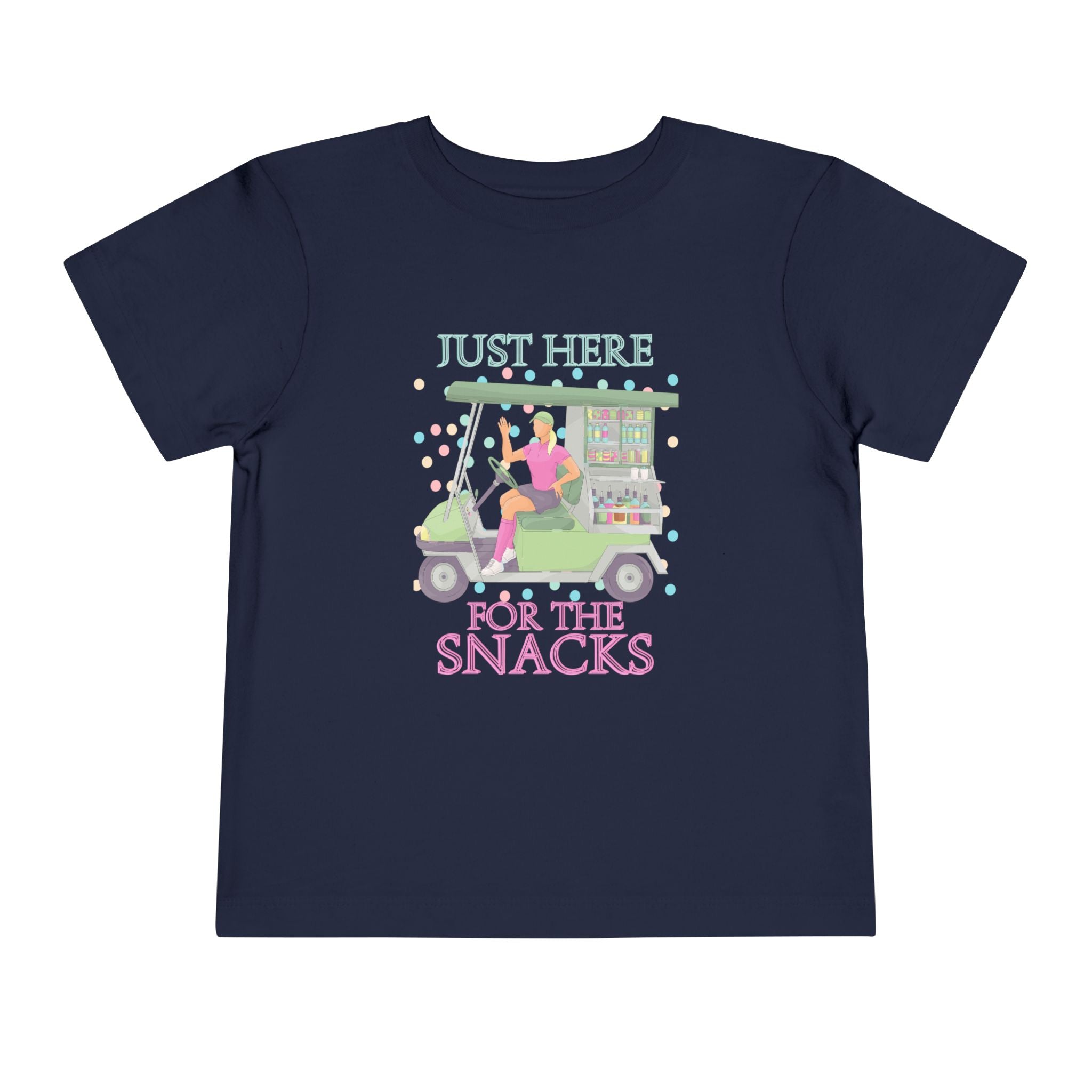 Just here for the snacks golf Toddler Tee