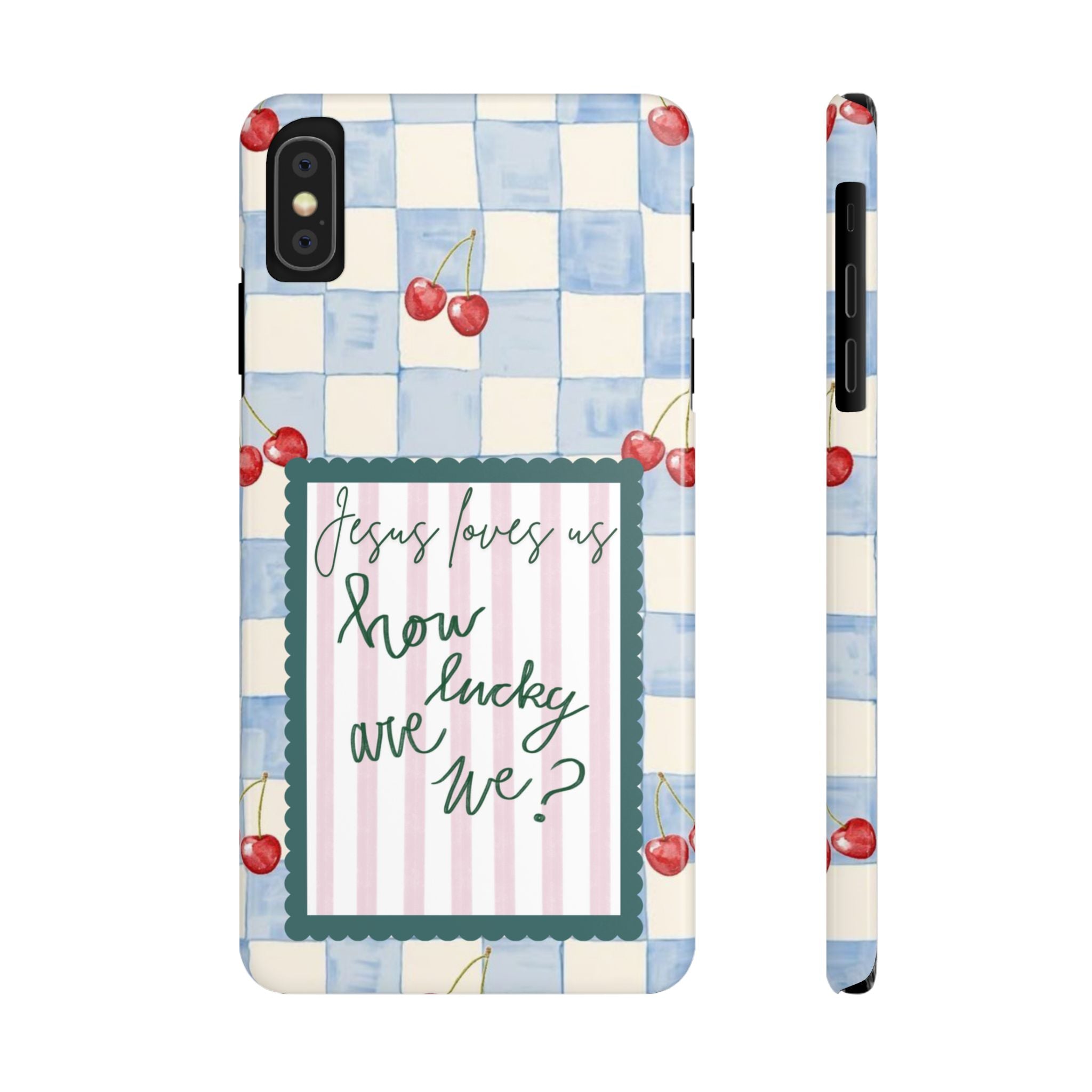 Jesus Loves Us iPhone Case