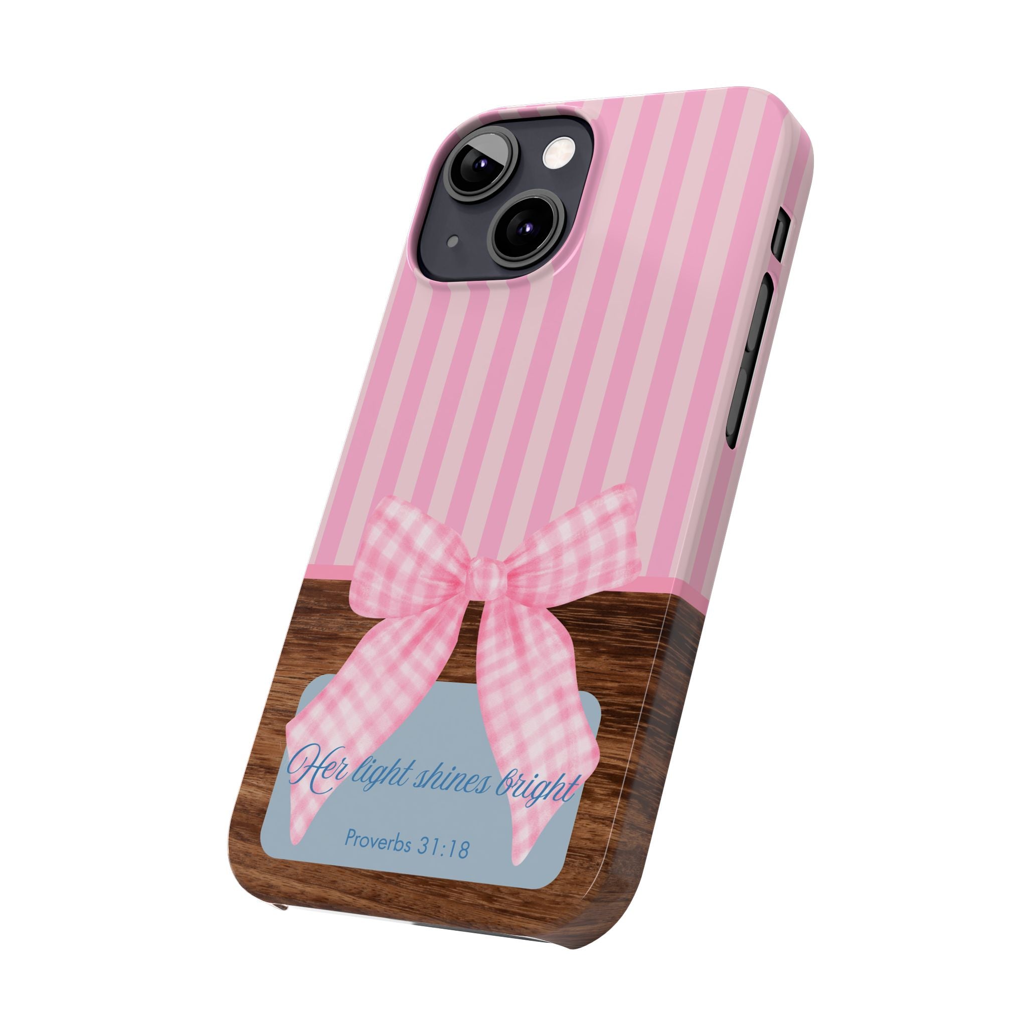 Her Light Shines Bright iPhone Case