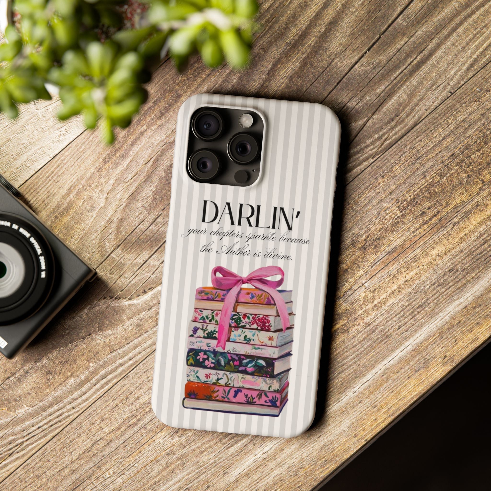 Darlin’ The Author Is Devine iPhone Case
