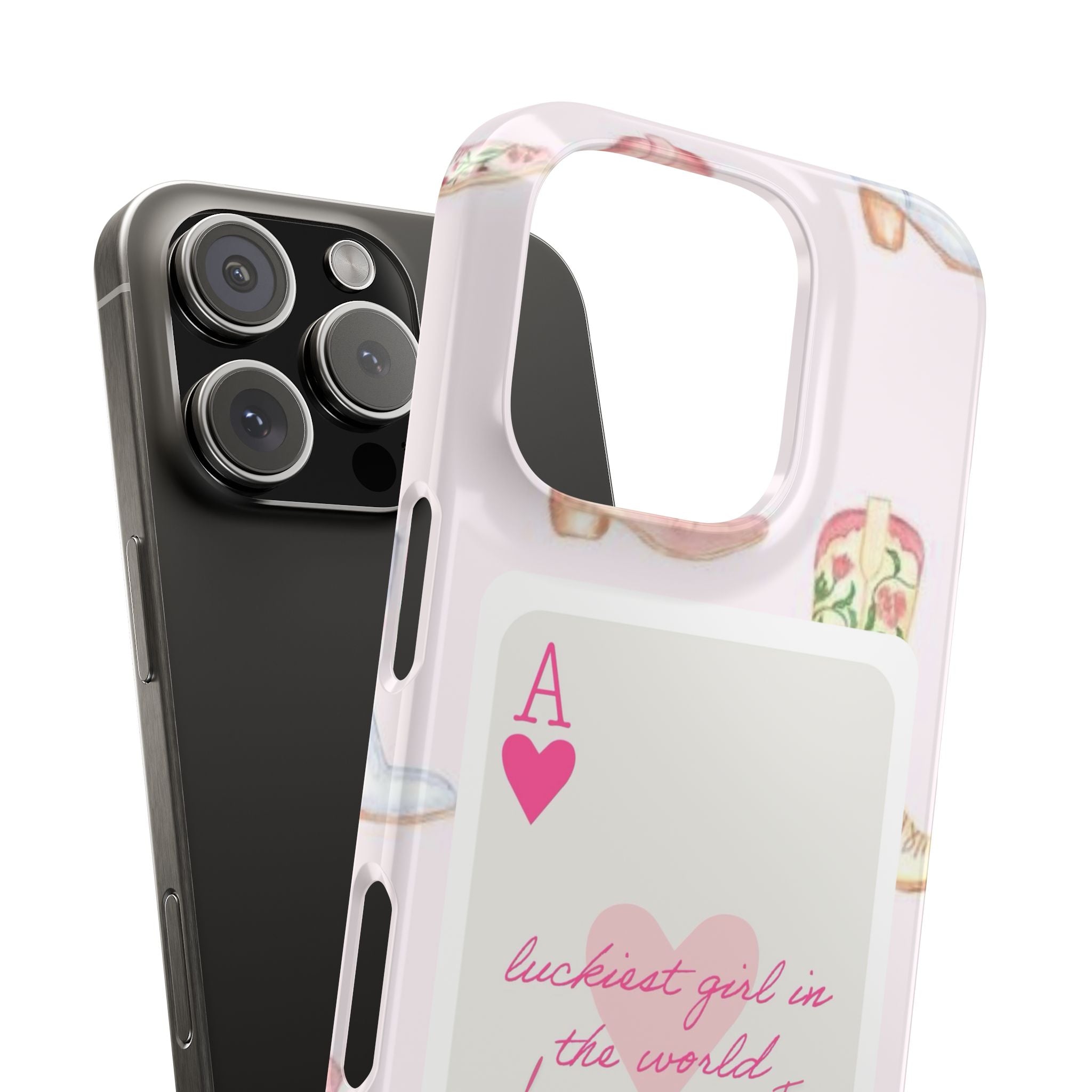 Luckiest Girl In The World iPhone Case