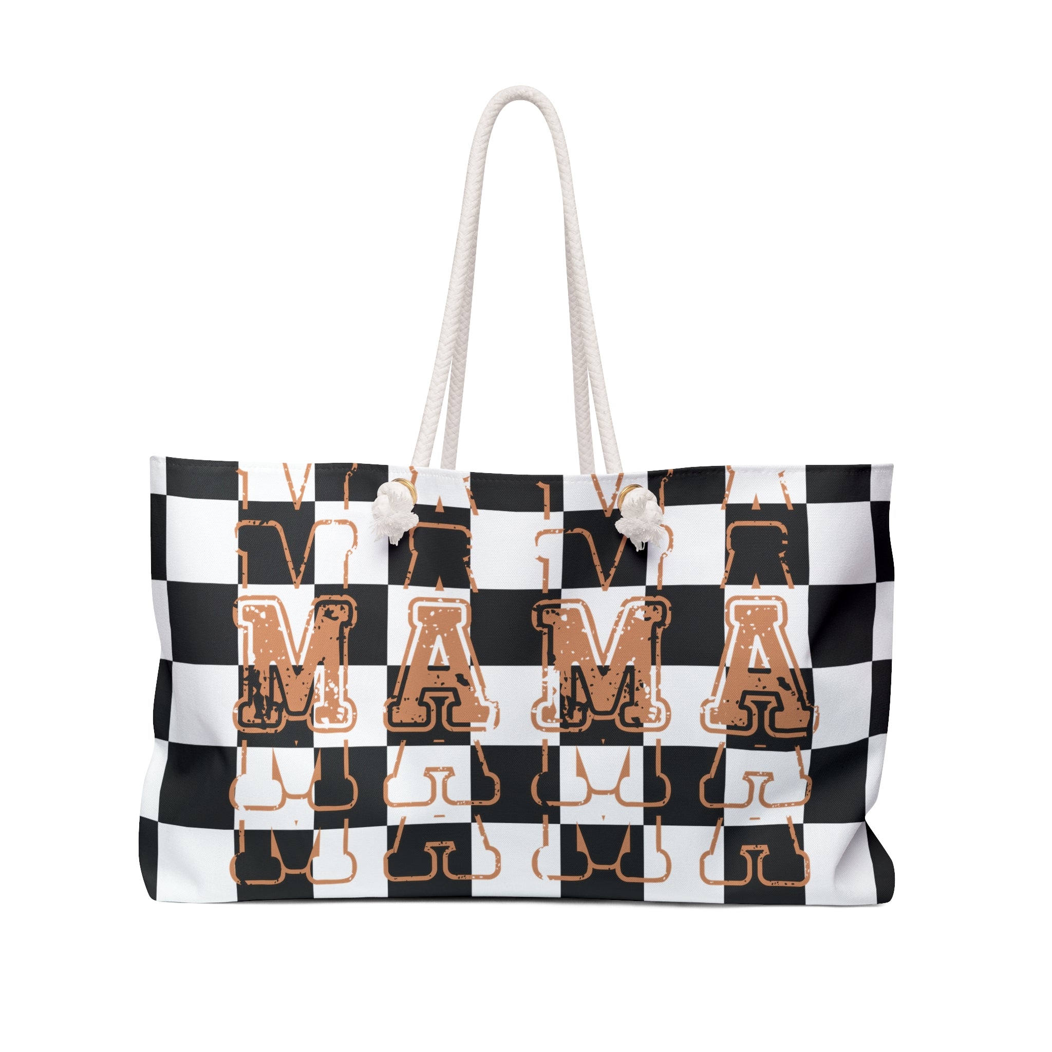 Checkered Mama Weekender Bag