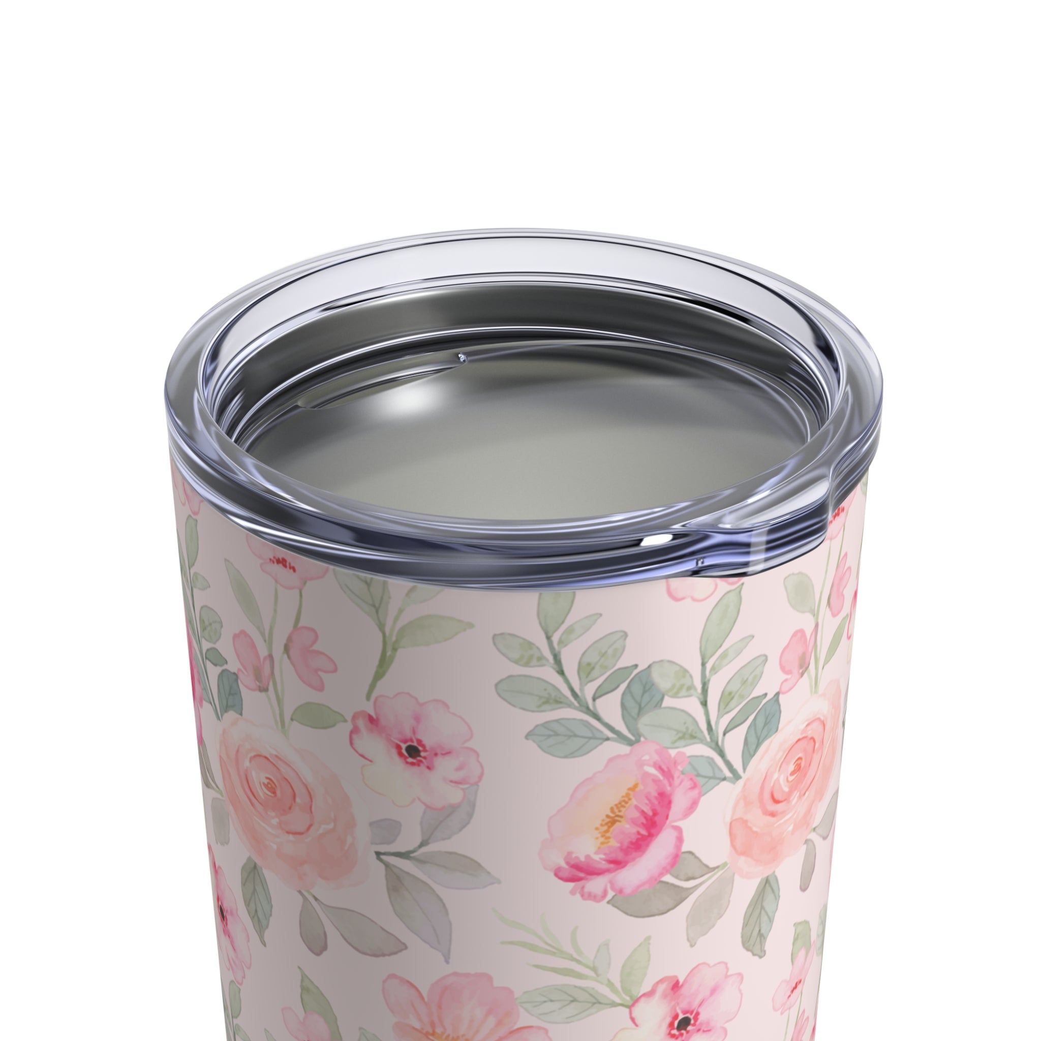 Pink Peach Flower Mini Tumbler
