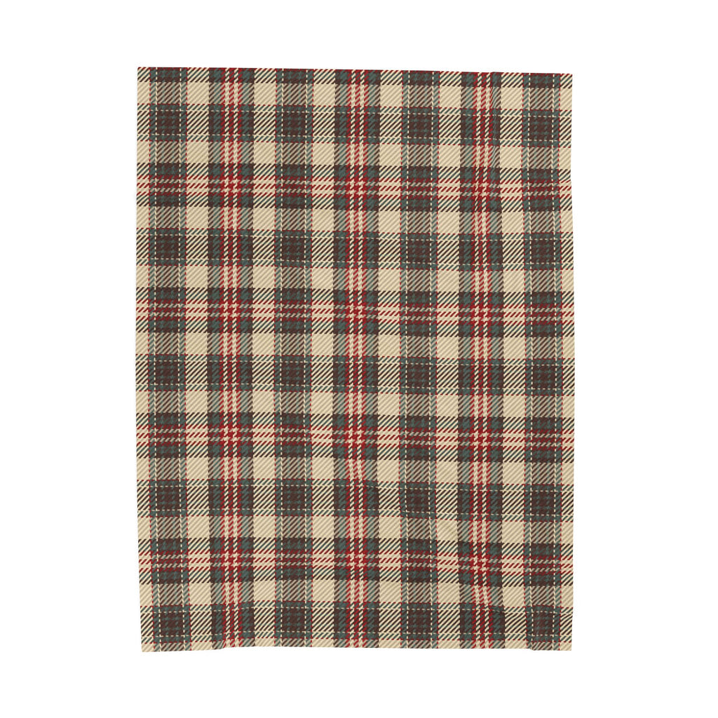 Cabin Plaid Oversized Throw Blanket By Little Grace co.