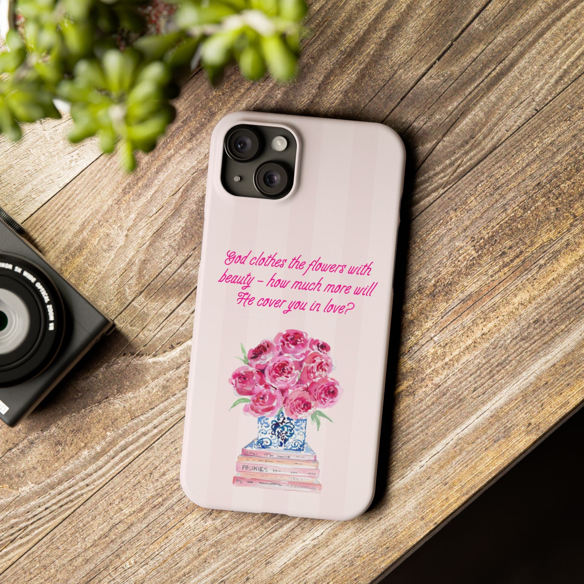 God Clothes The Flowers In Beauty Calling iPhone Case