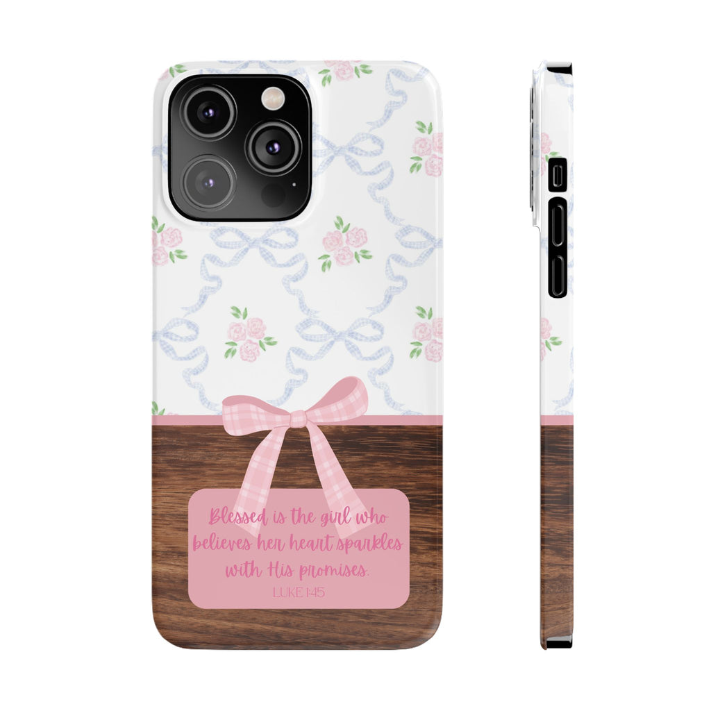 Blessed Is The Girl iPhone Case