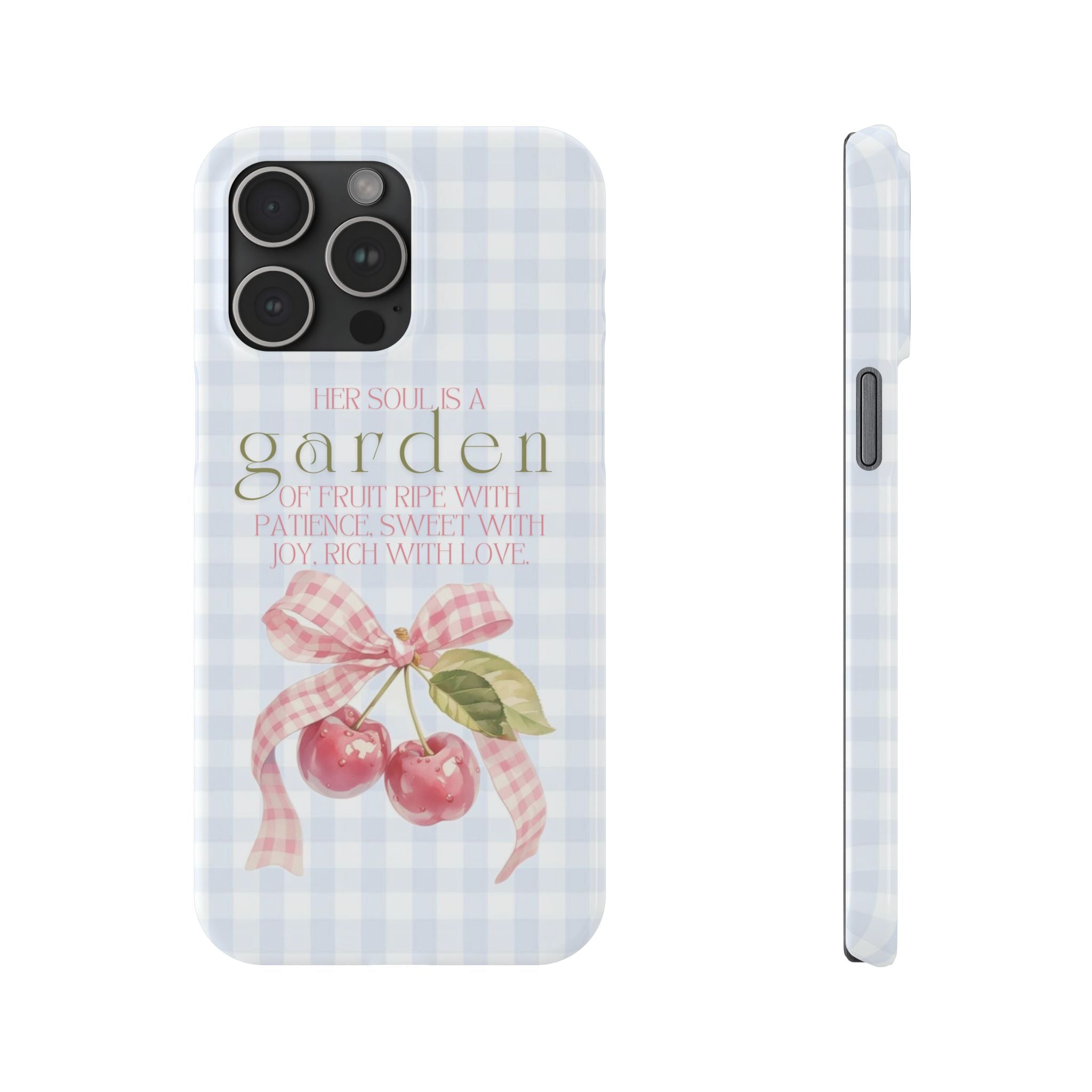 Her Soul Is A Garden iPhone Case