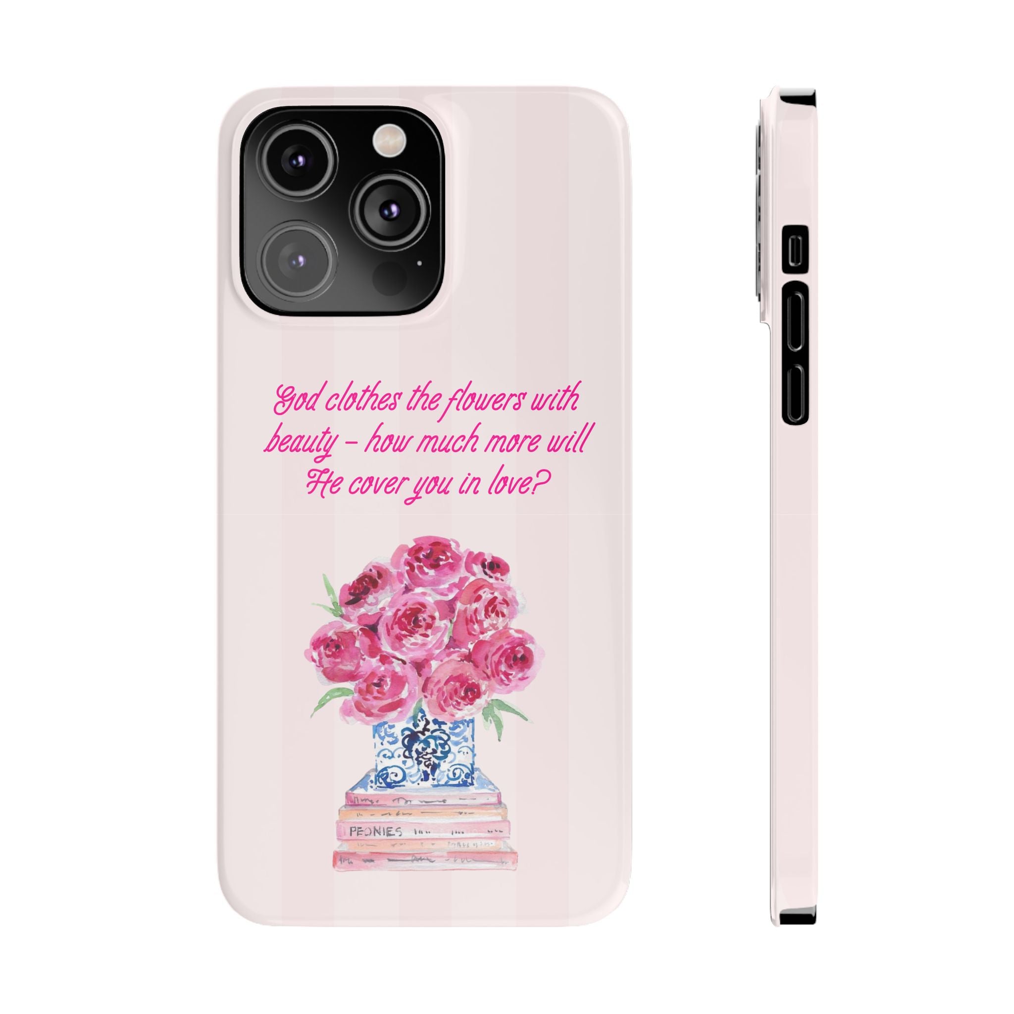 God Clothes The Flowers In Beauty Calling iPhone Case